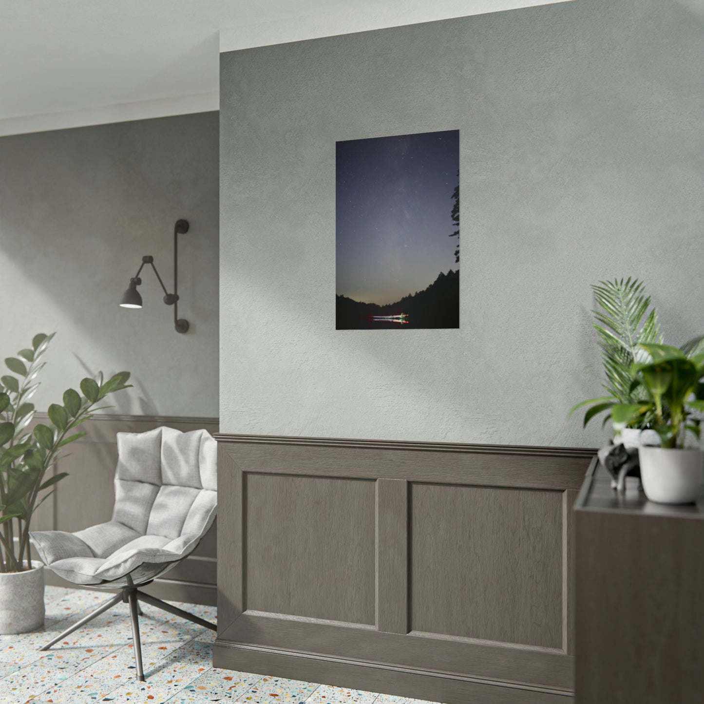 Bigelow Rd Milky Way Poster