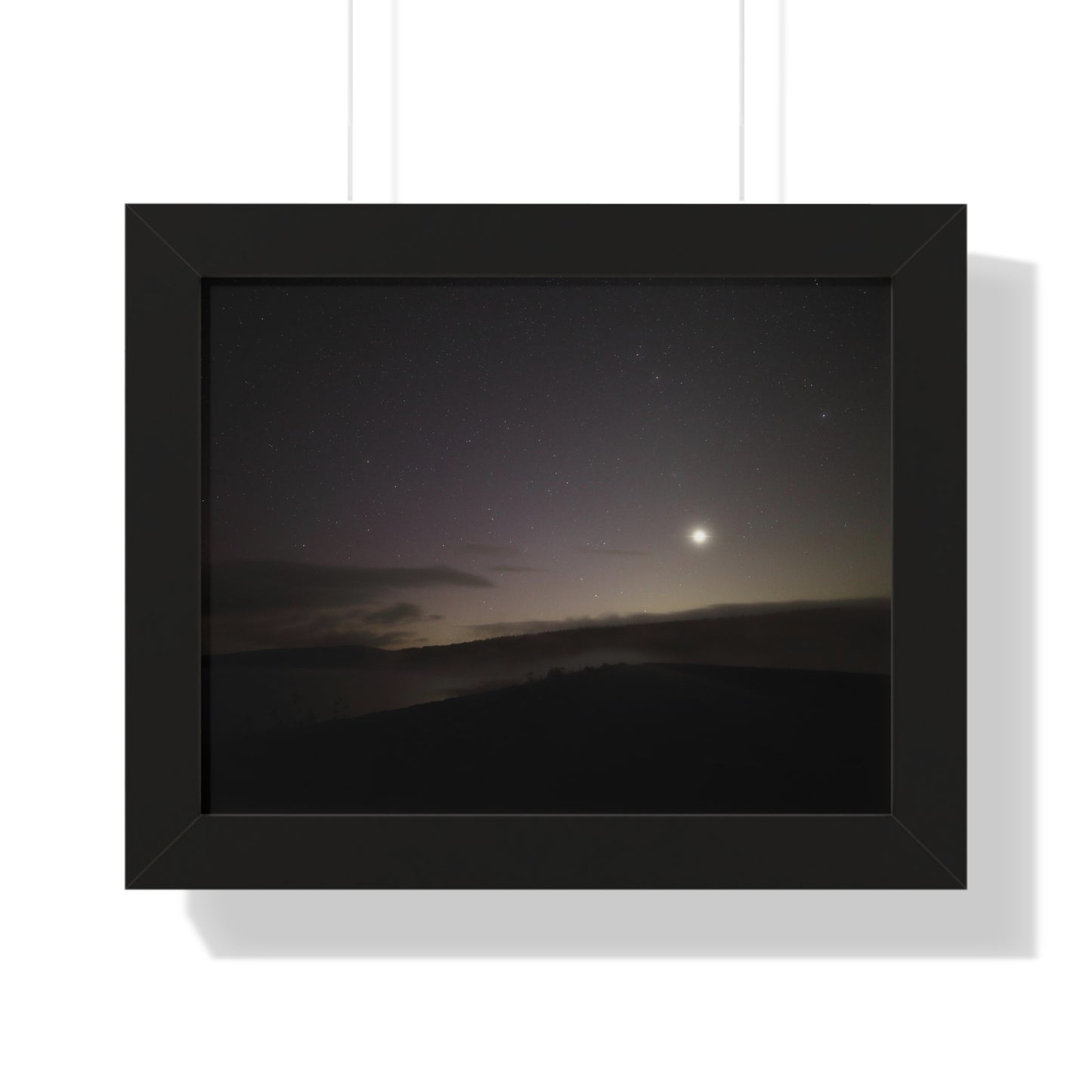 Aurora over Quabbin Framed Poster