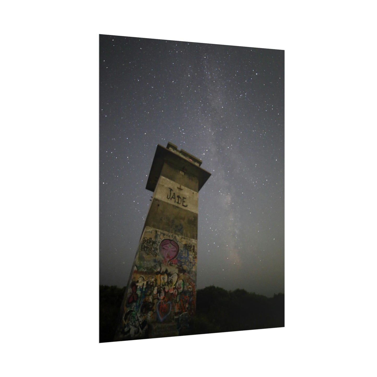 Gooseberry Island Milky Way Poster