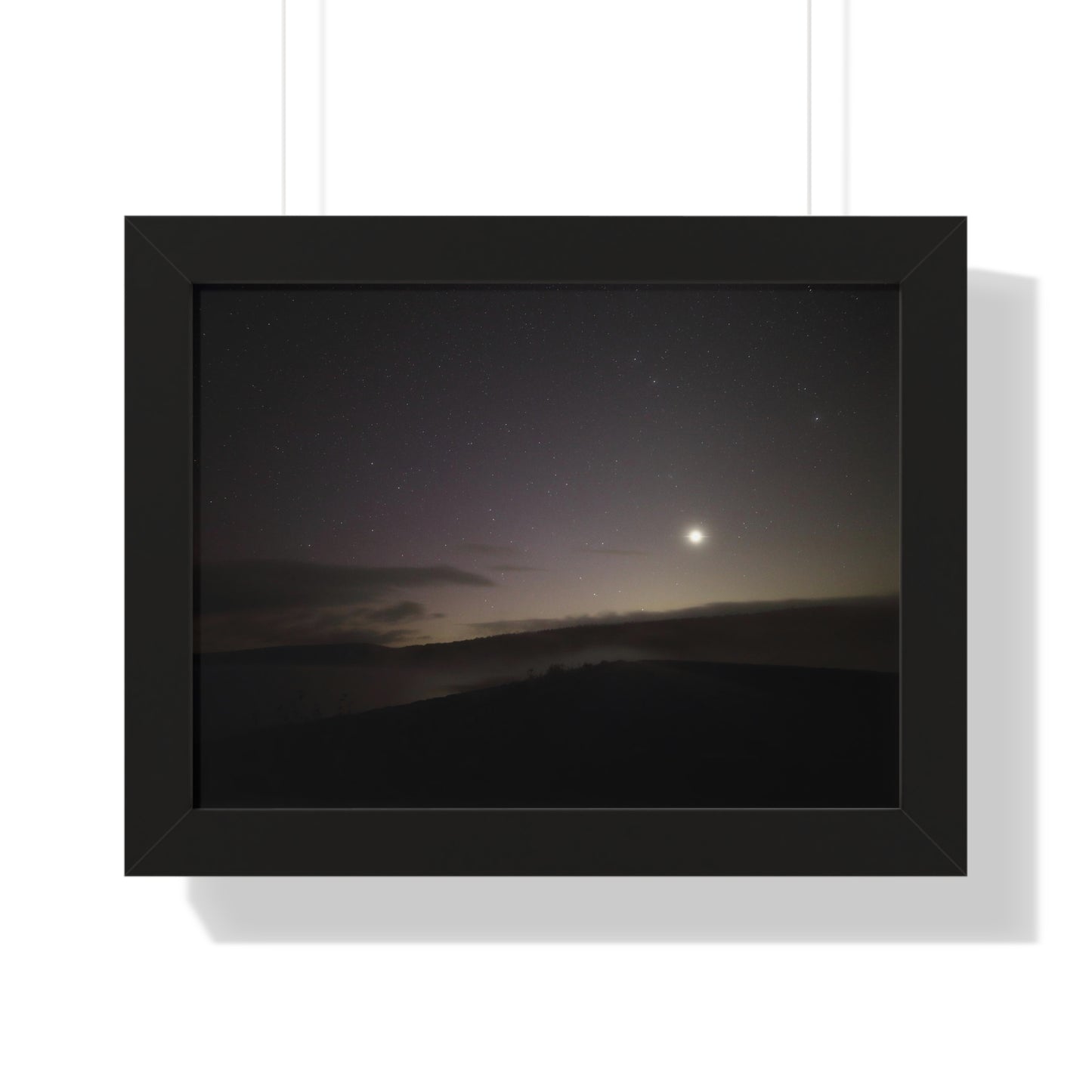 Aurora over Quabbin Framed Poster