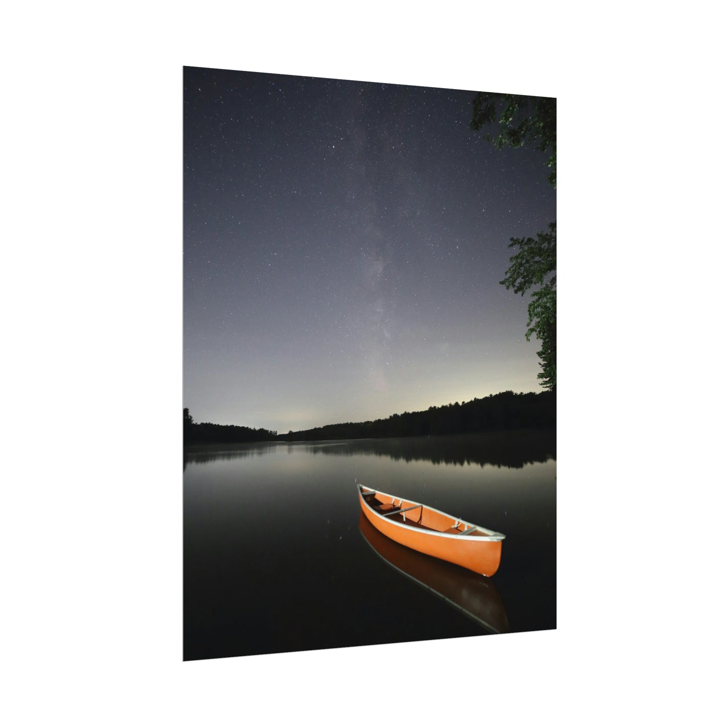 Canoeing the Milky Way Poster