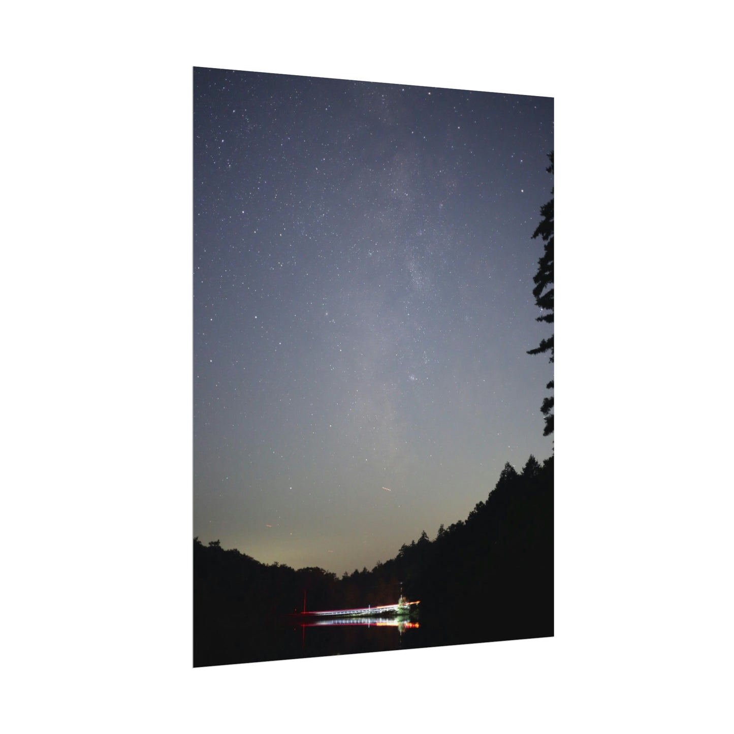 Bigelow Rd Milky Way Poster