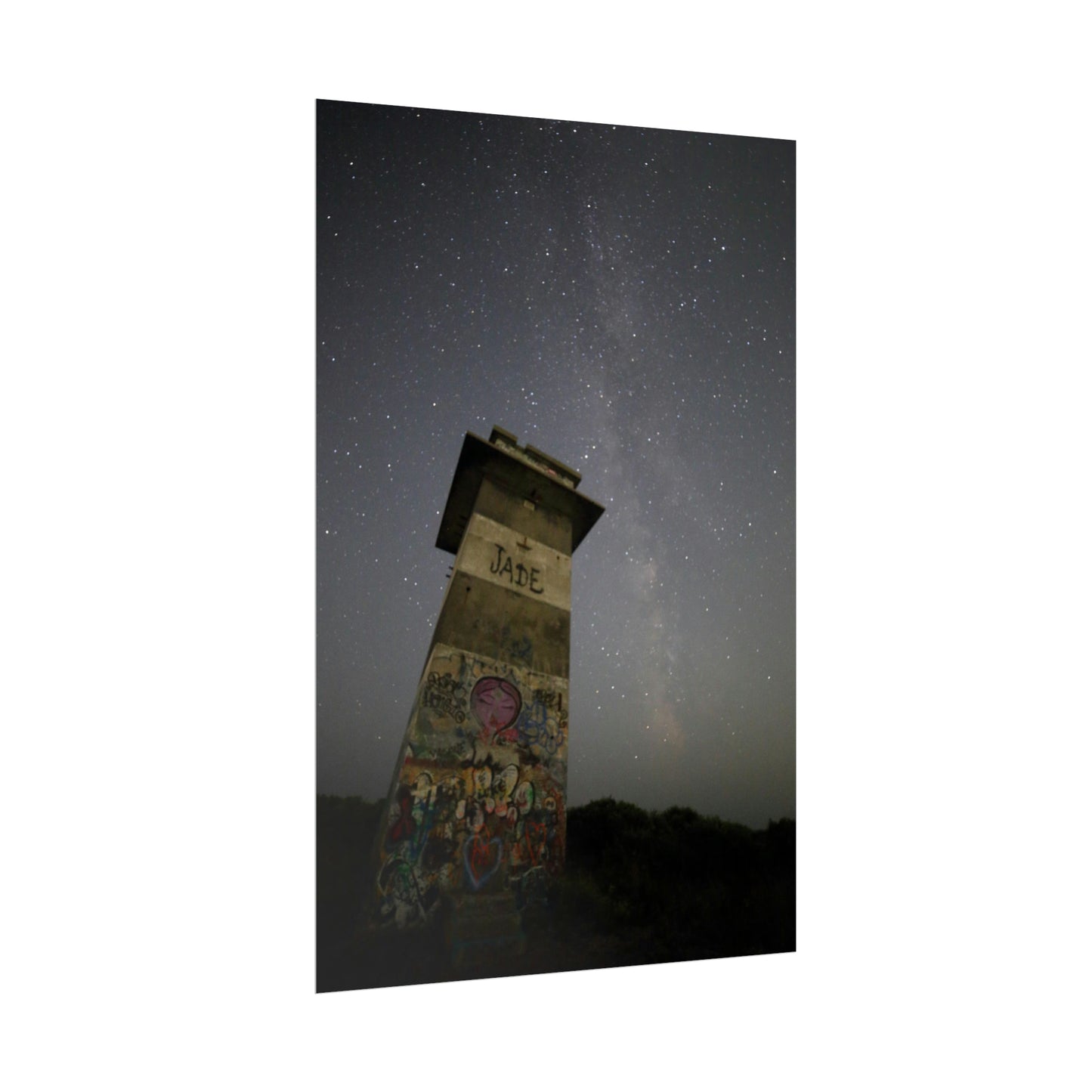 Gooseberry Island Milky Way Poster