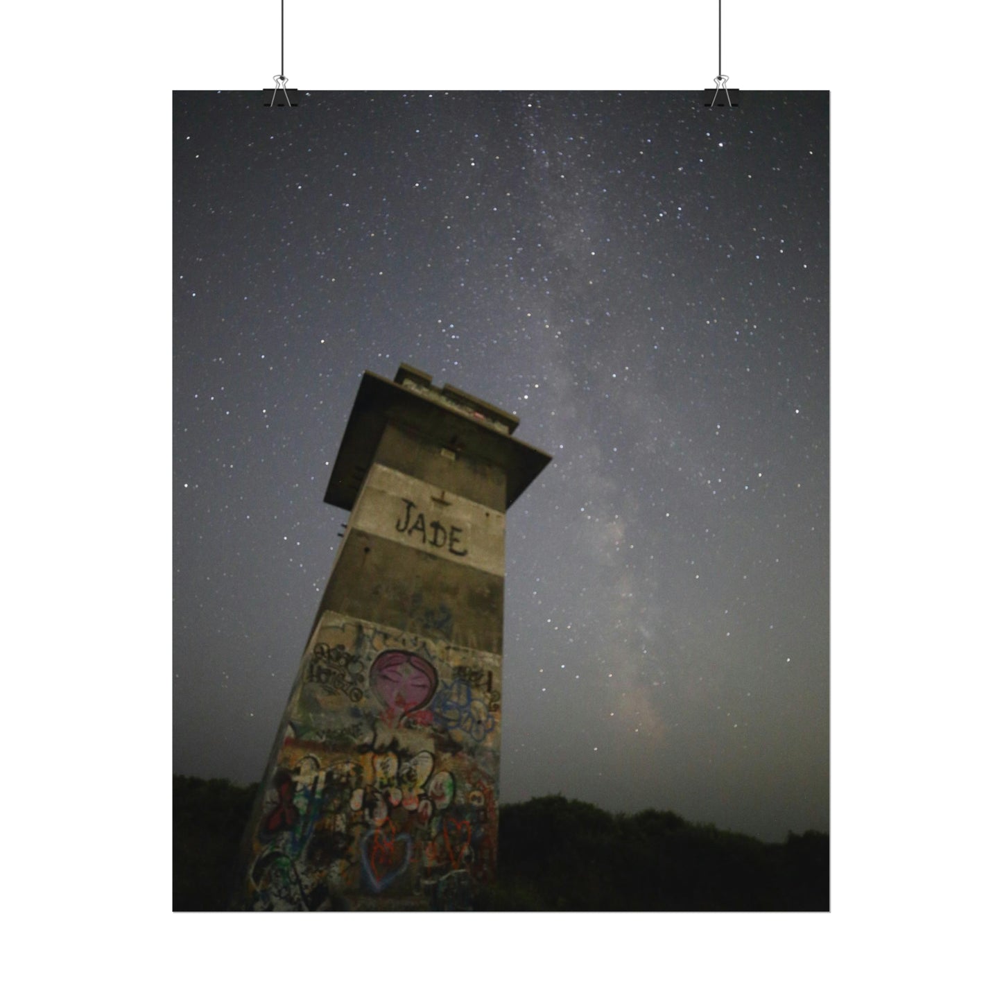 Gooseberry Island Milky Way Poster