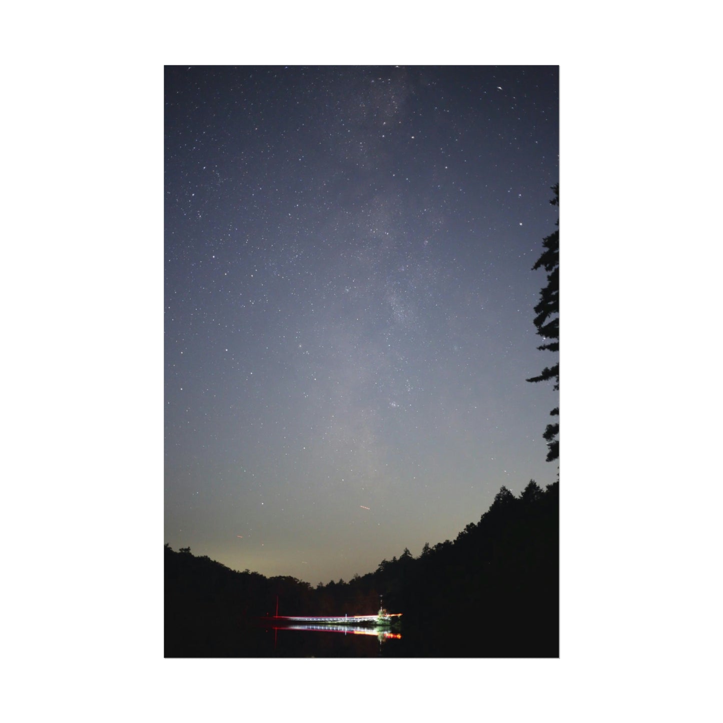 Bigelow Rd Milky Way Poster