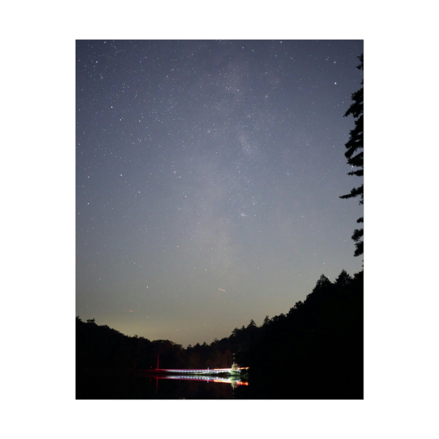 Bigelow Rd Milky Way Poster