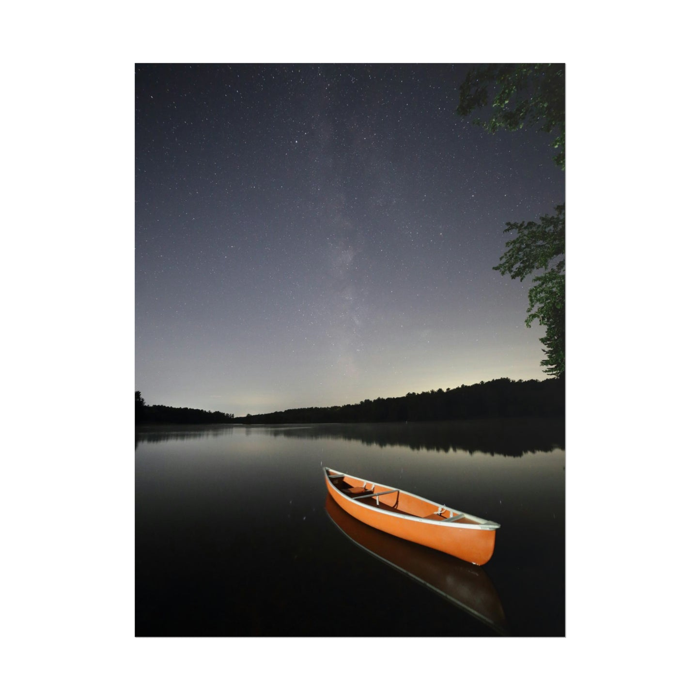 Canoeing the Milky Way Poster