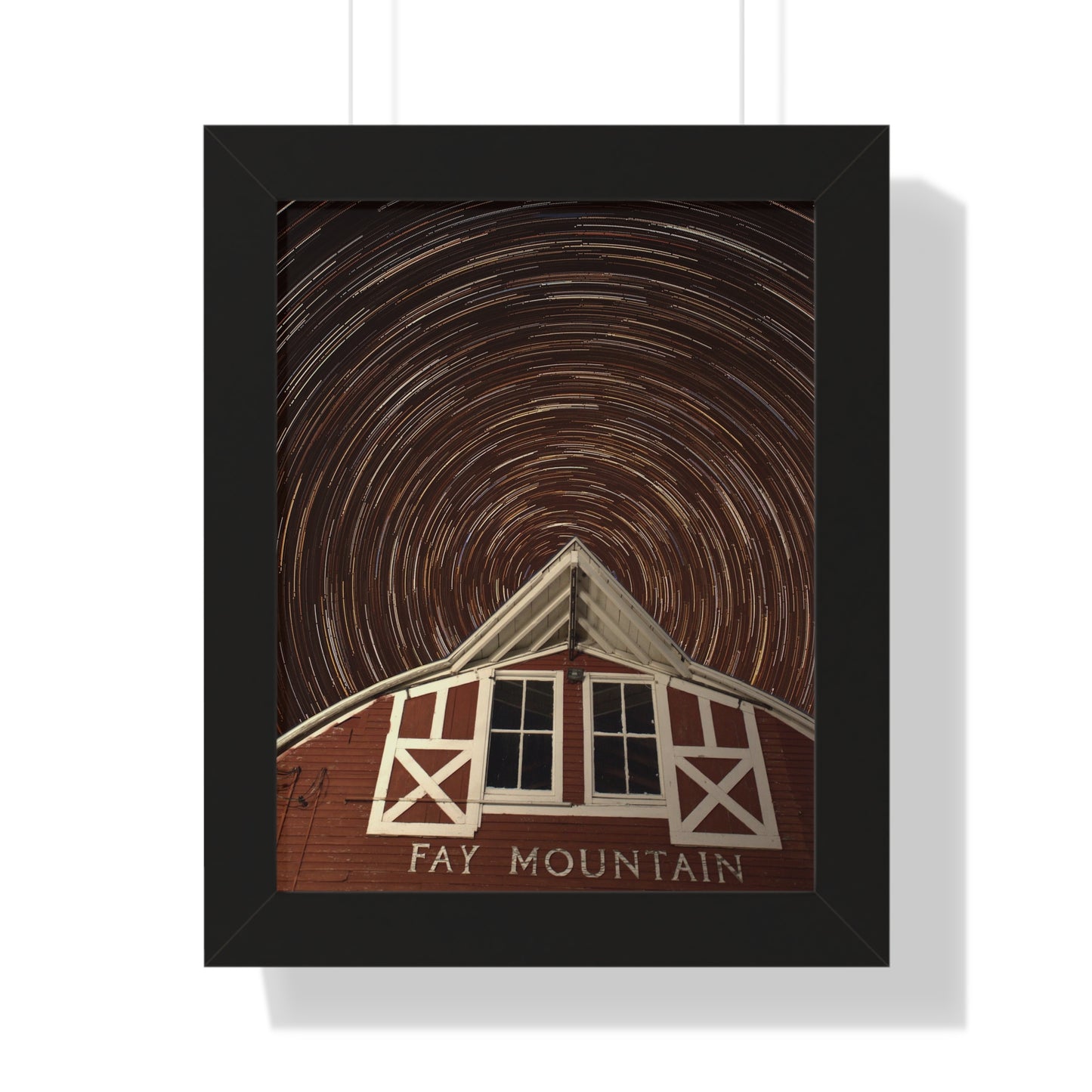 Fay Mountain Fantasy Framed Vertical Poster