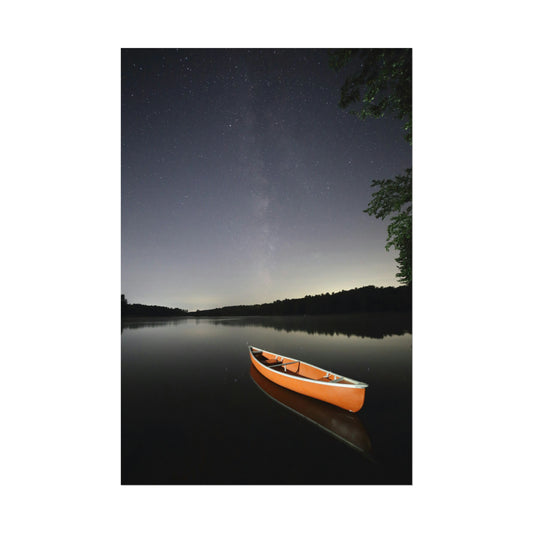 Canoeing the Milky Way Poster