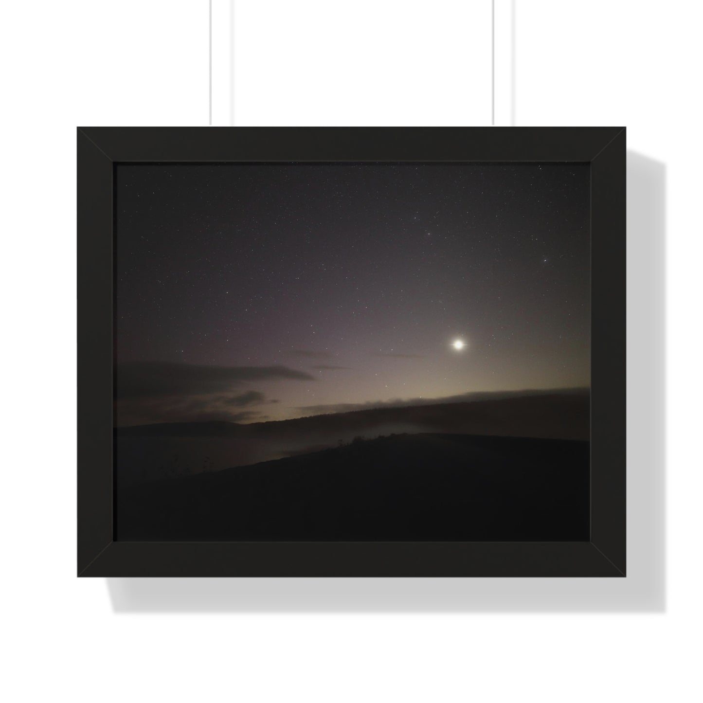 Aurora over Quabbin Framed Poster