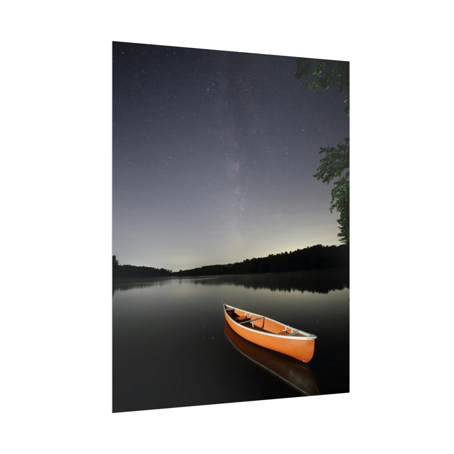 Canoeing the Milky Way Poster