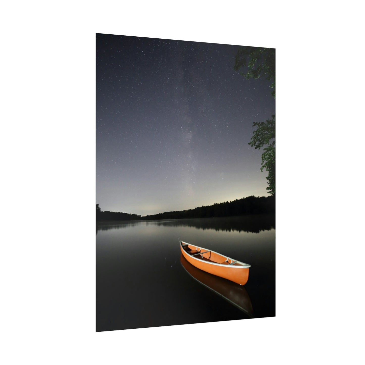 Canoeing the Milky Way Poster