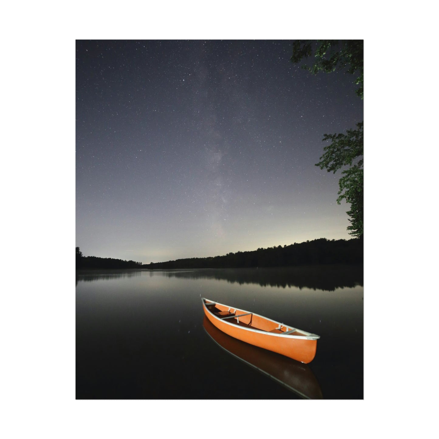 Canoeing the Milky Way Poster