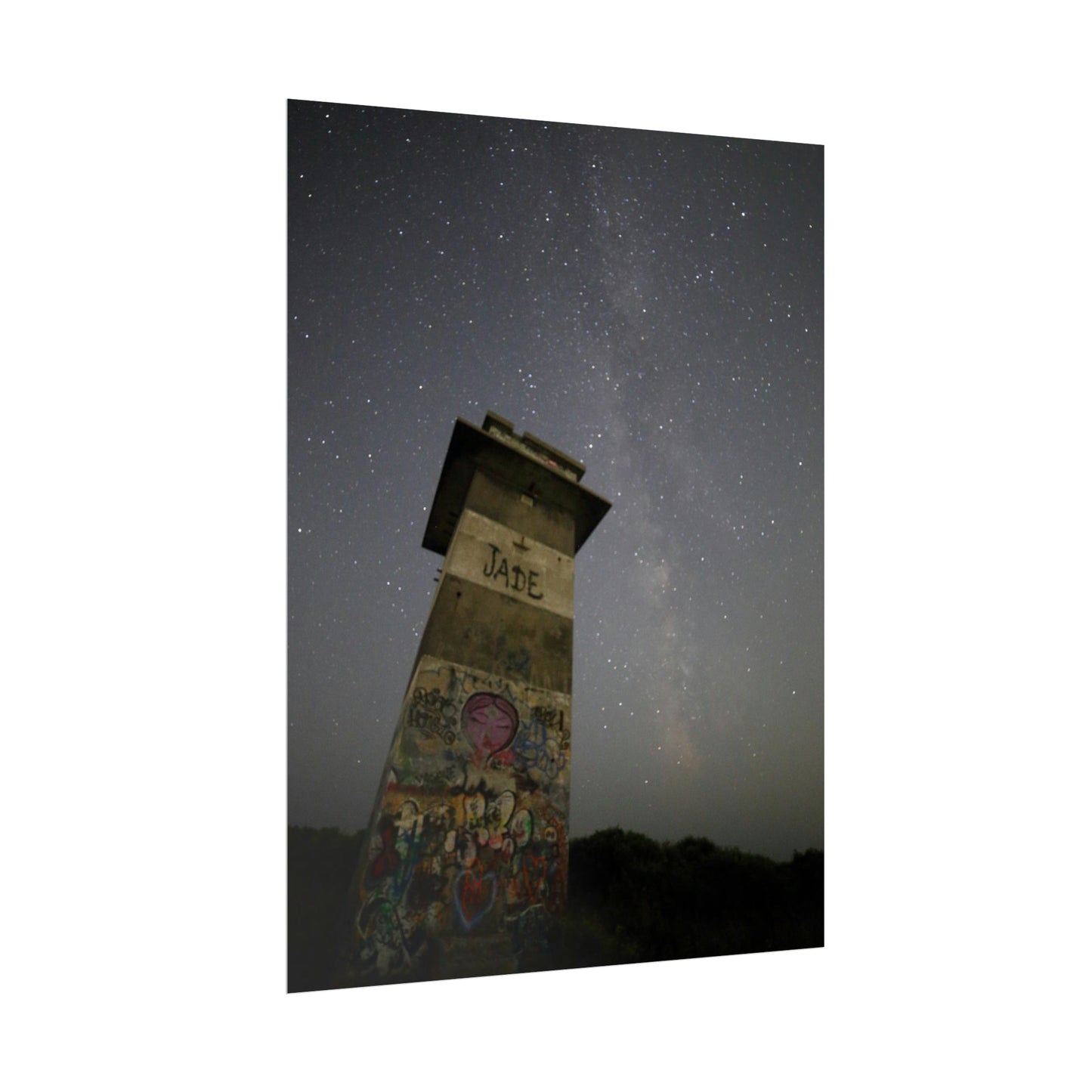 Gooseberry Island Milky Way Poster