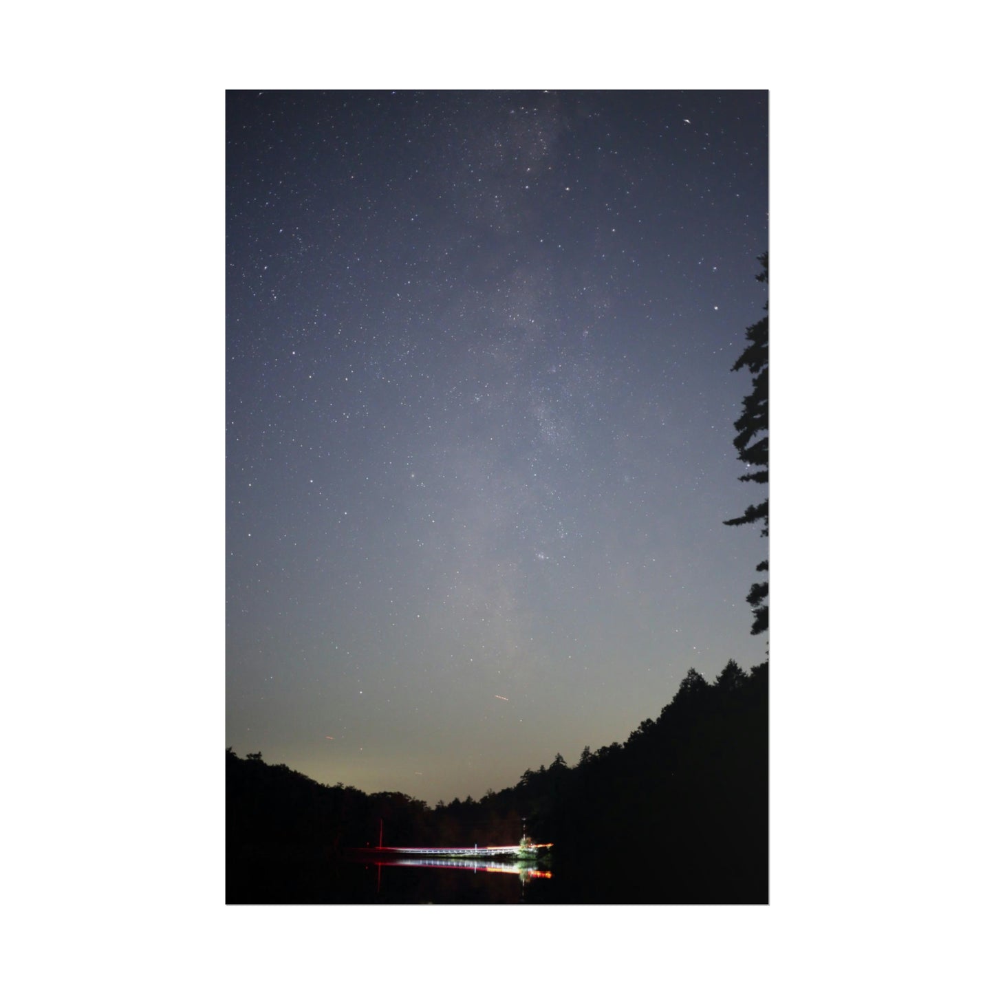 Bigelow Rd Milky Way Poster