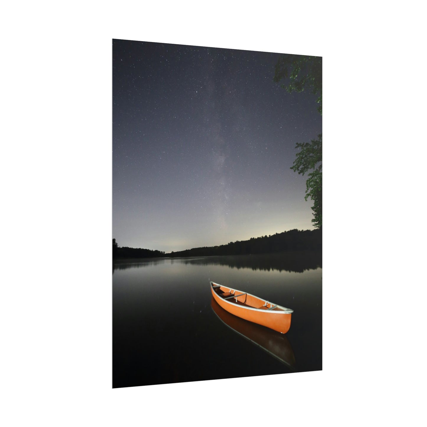 Canoeing the Milky Way Poster