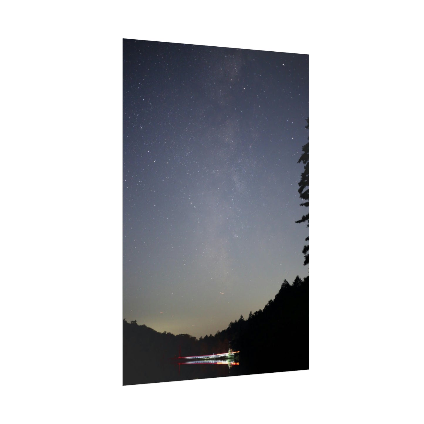 Bigelow Rd Milky Way Poster