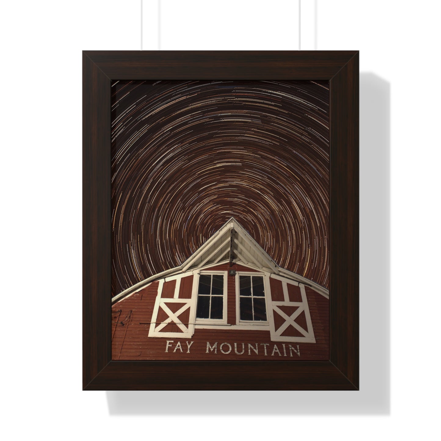 Fay Mountain Fantasy Framed Vertical Poster