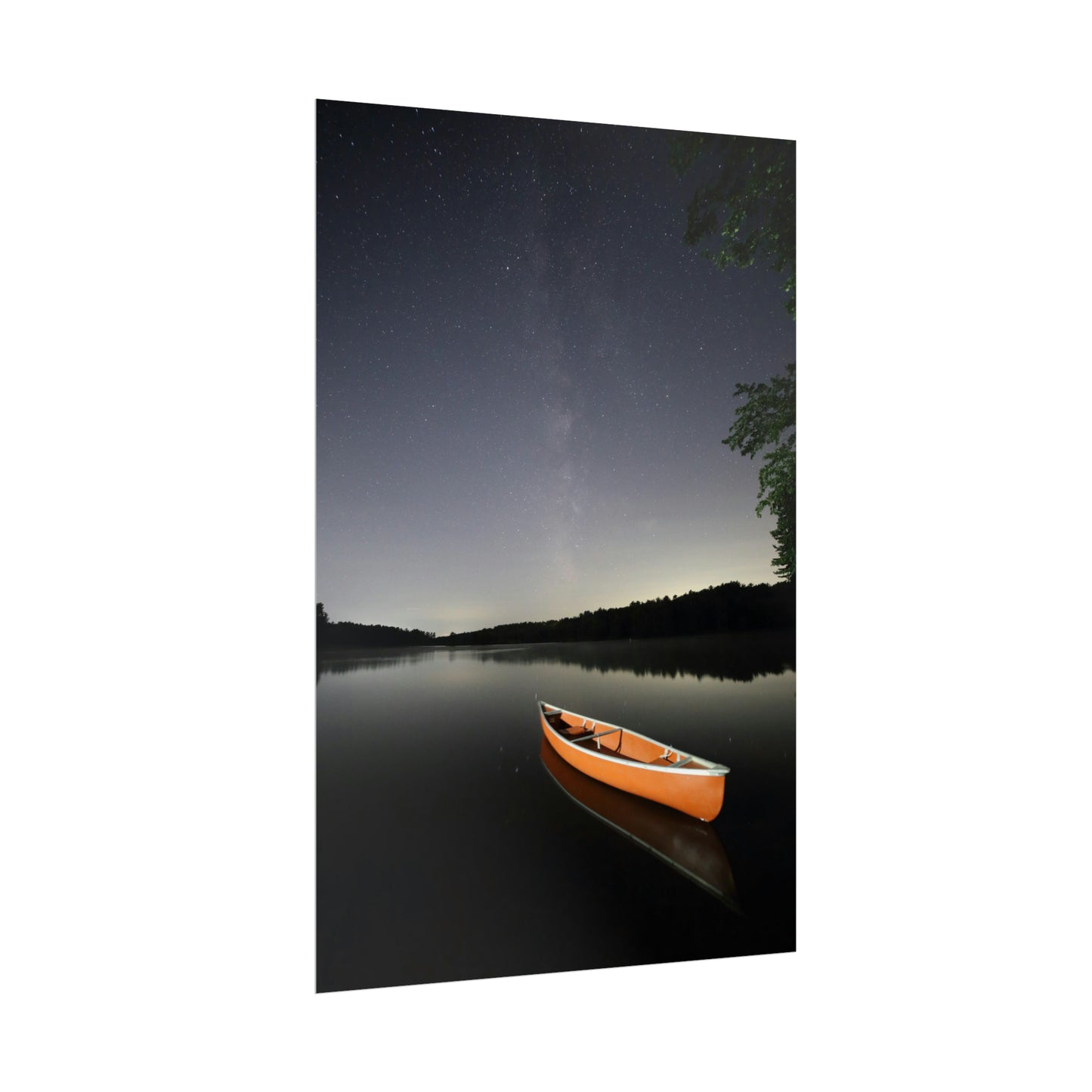 Canoeing the Milky Way Poster