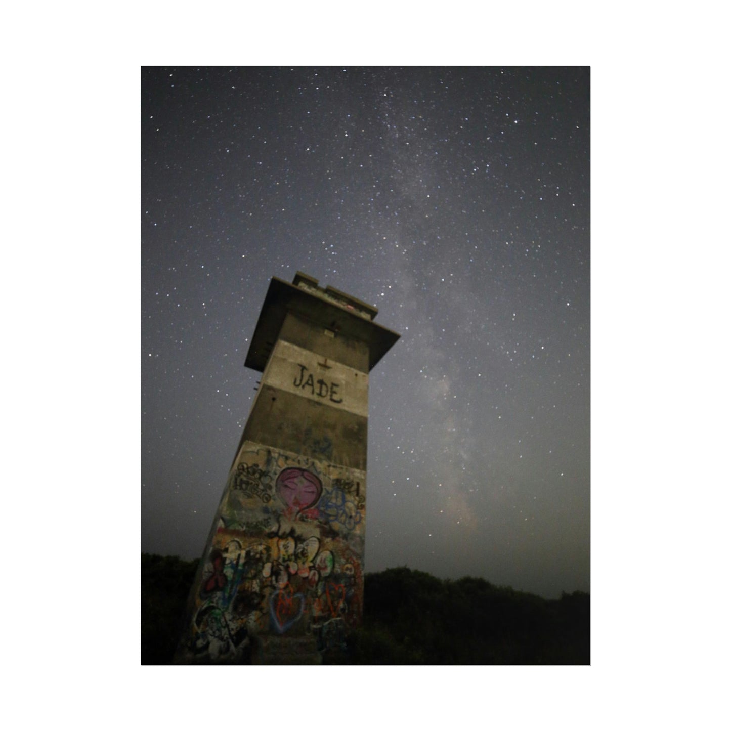 Gooseberry Island Milky Way Poster