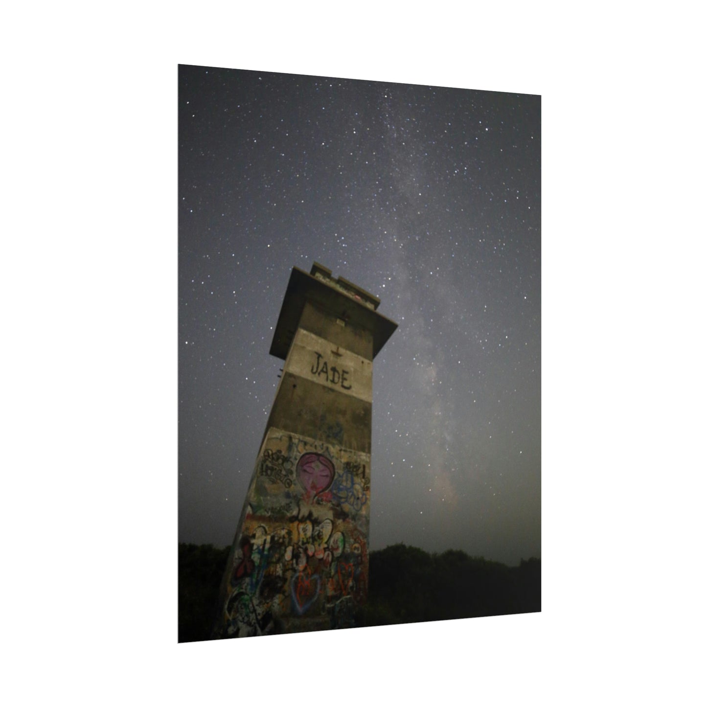 Gooseberry Island Milky Way Poster