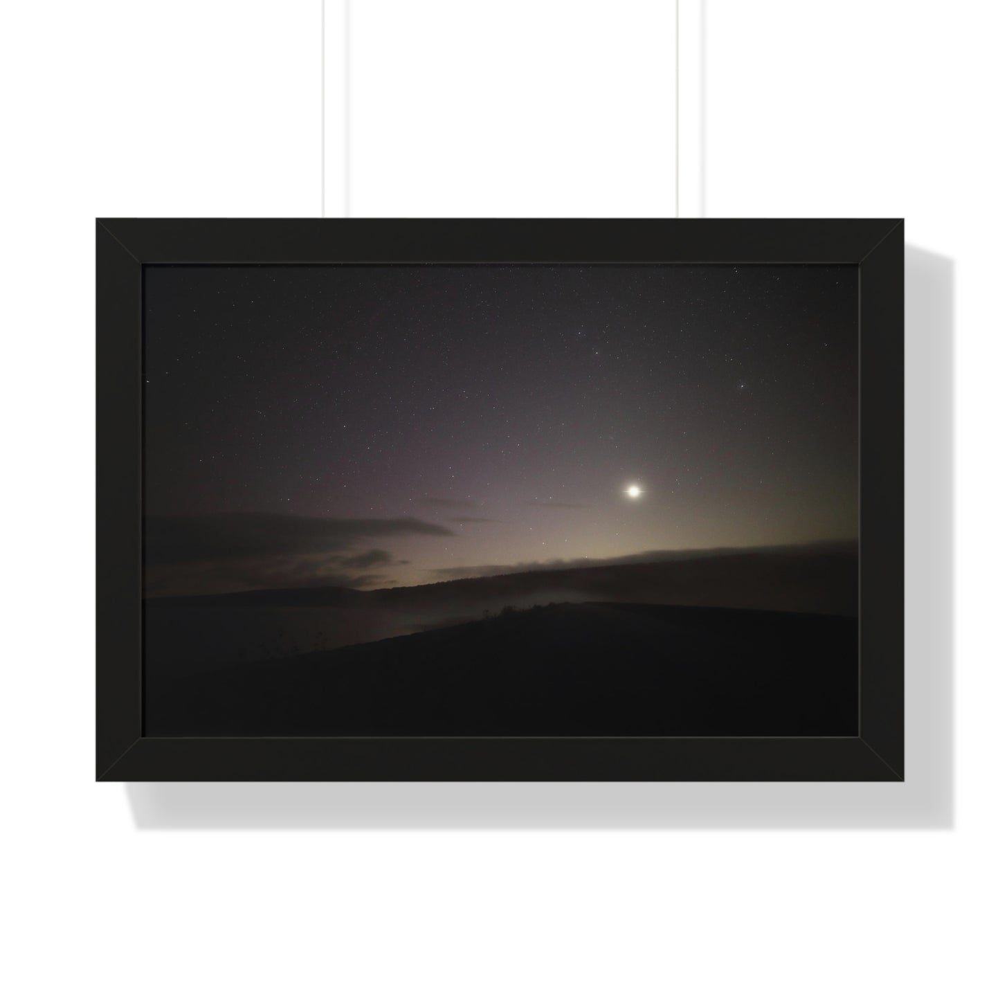 Aurora over Quabbin Framed Poster