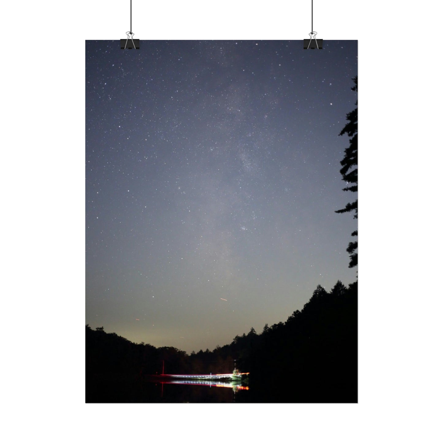 Bigelow Rd Milky Way Poster