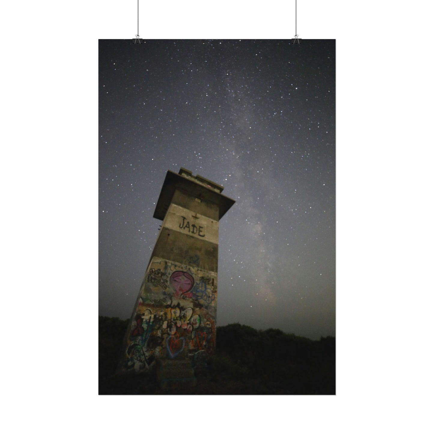 Gooseberry Island Milky Way Poster