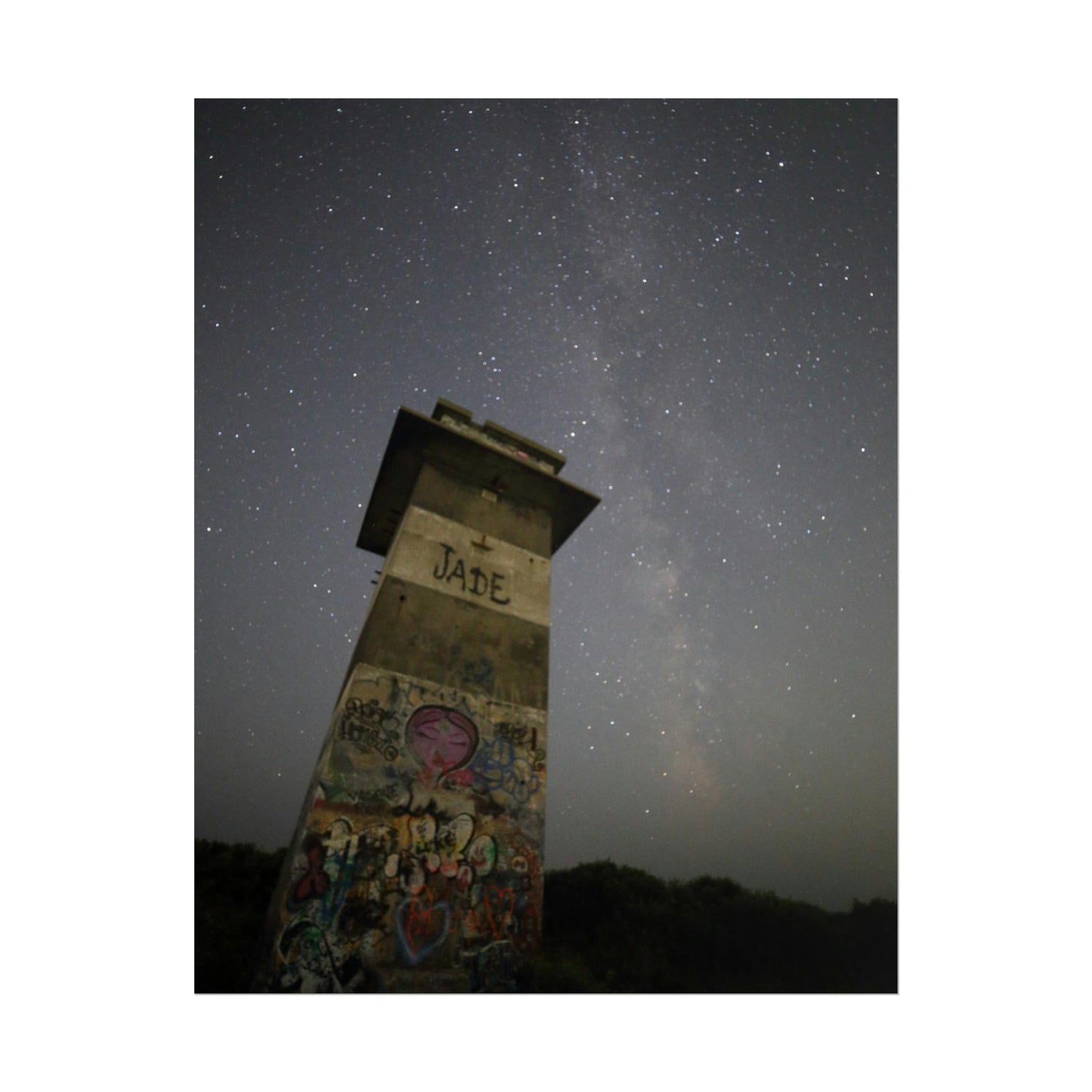 Gooseberry Island Milky Way Poster