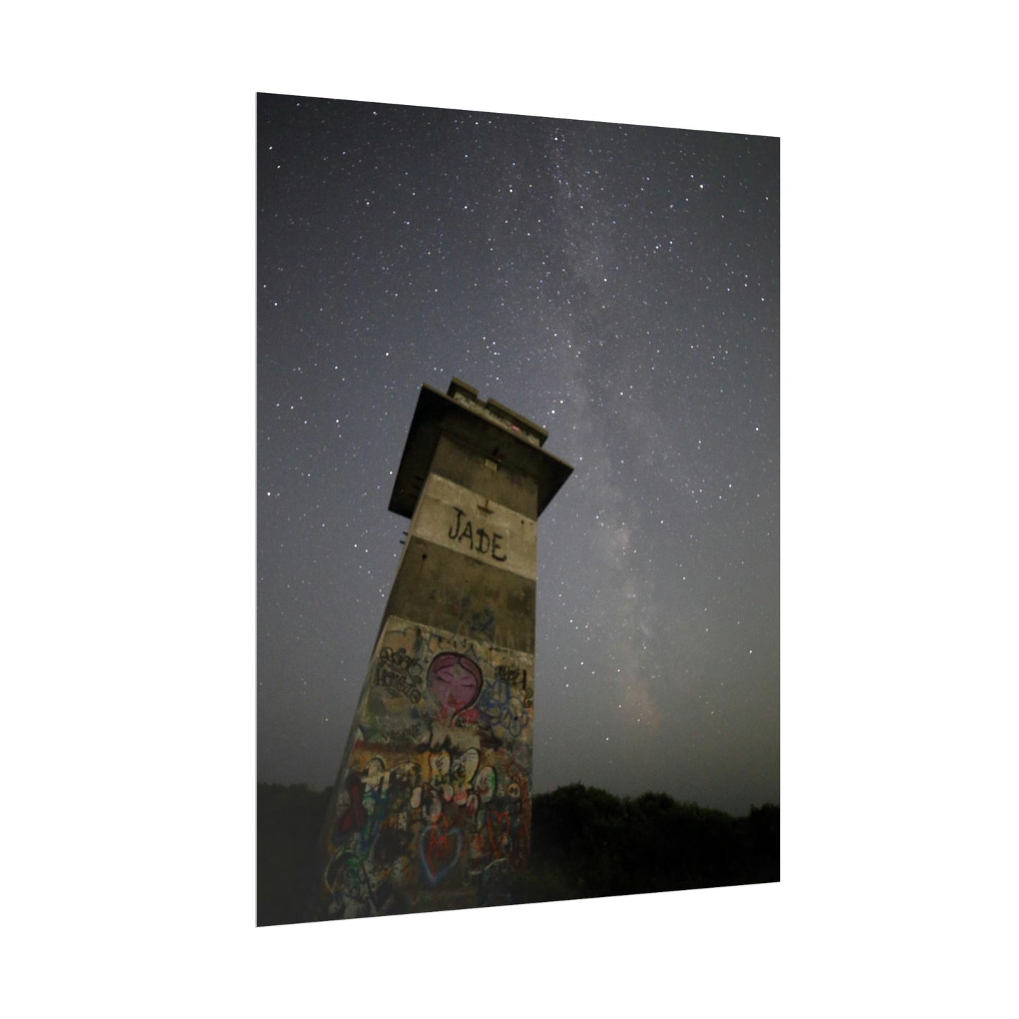 Gooseberry Island Milky Way Poster