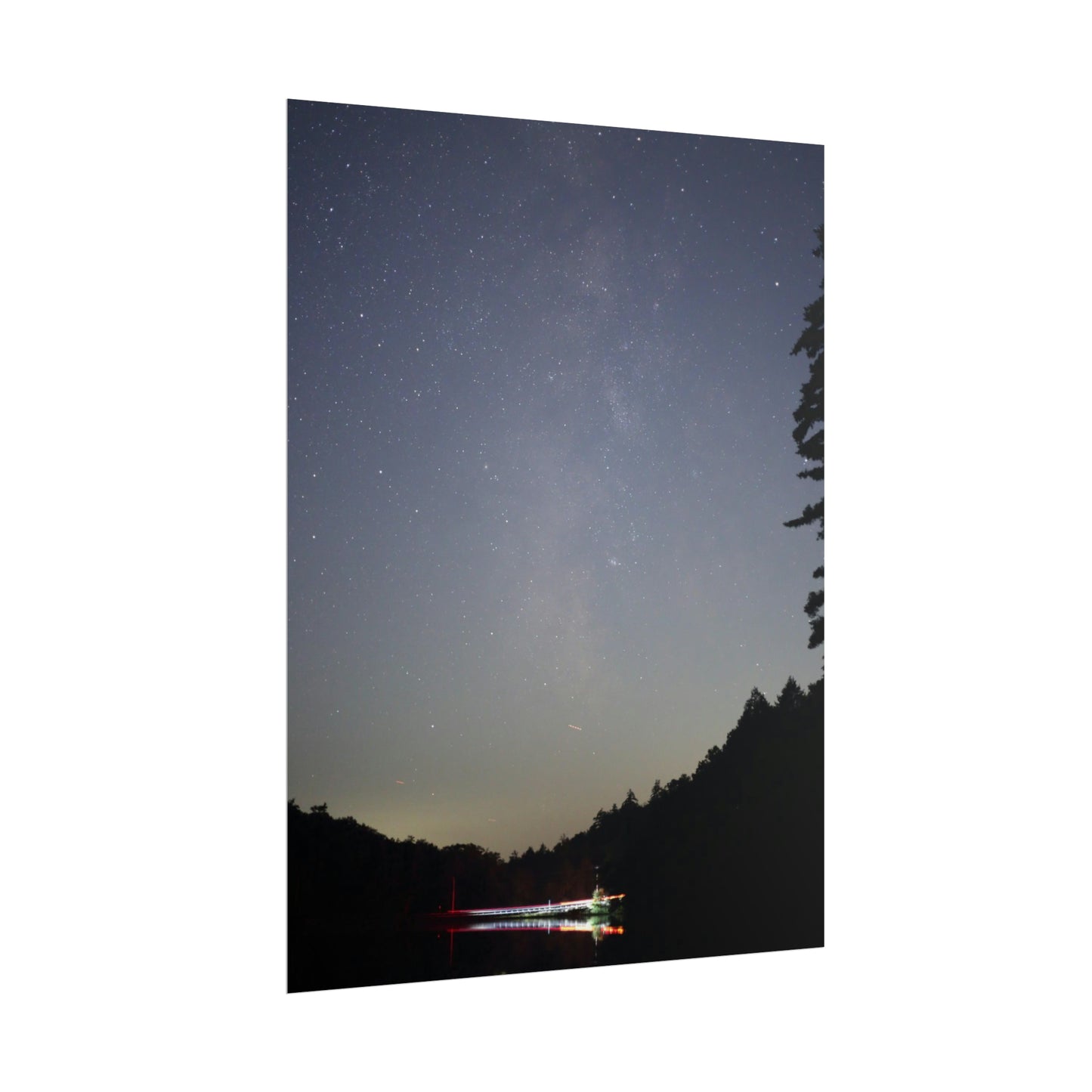 Bigelow Rd Milky Way Poster