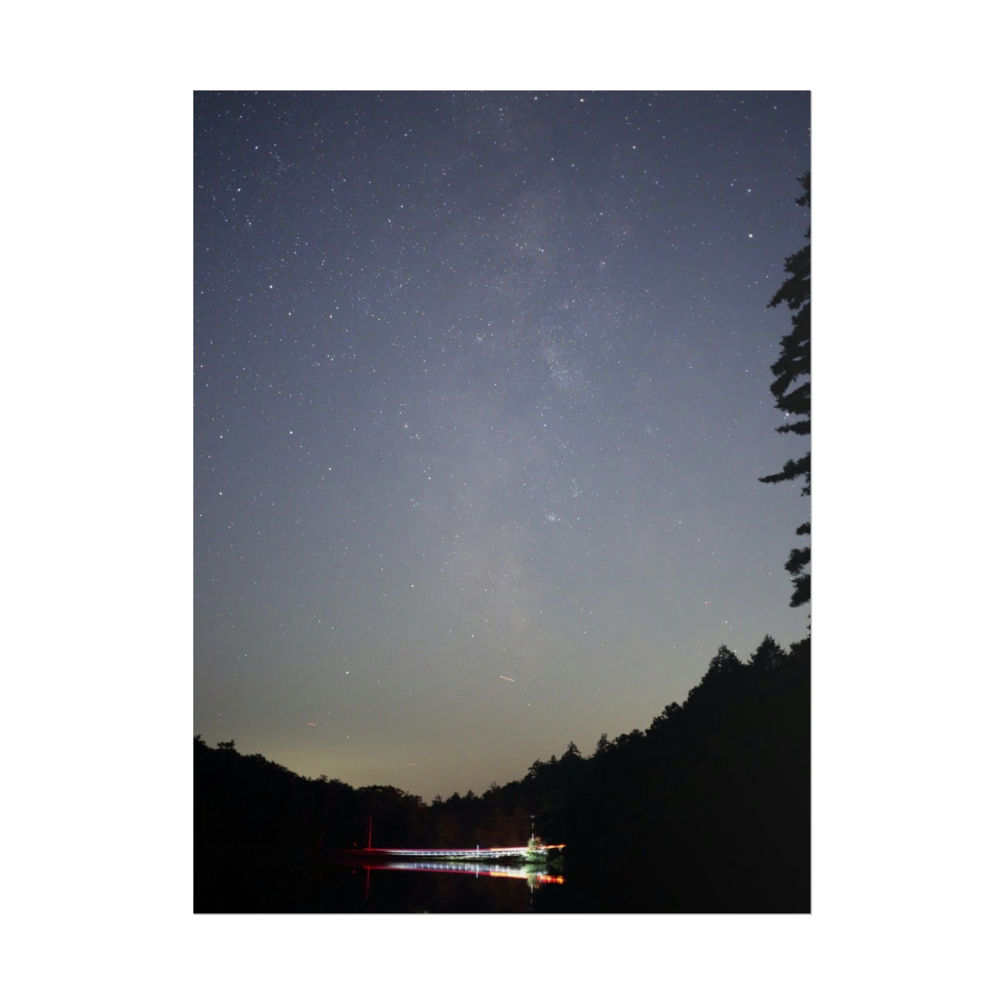 Bigelow Rd Milky Way Poster