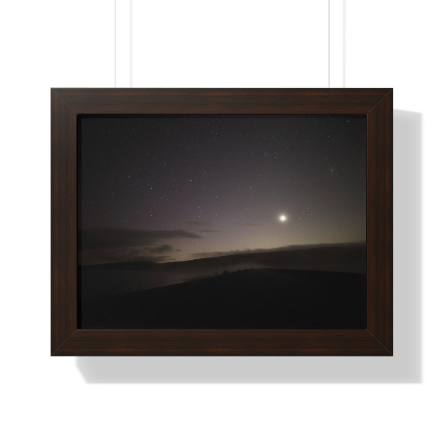 Aurora over Quabbin Framed Poster