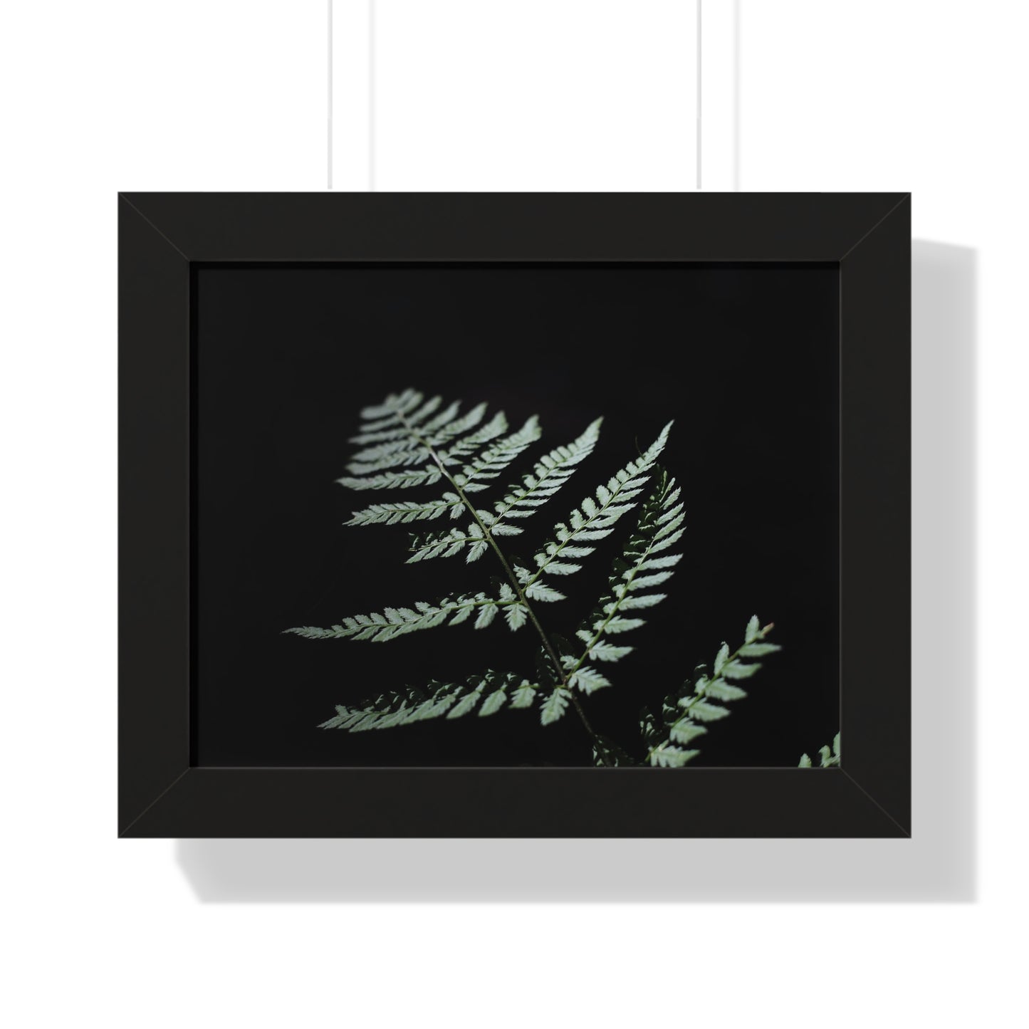 Minimalist Fern Framed Horizontal Poster