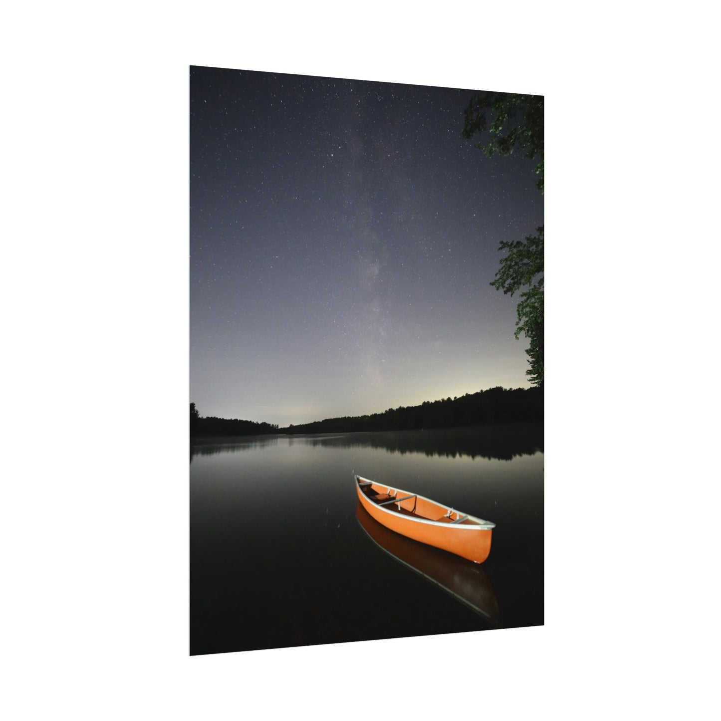 Canoeing the Milky Way Poster