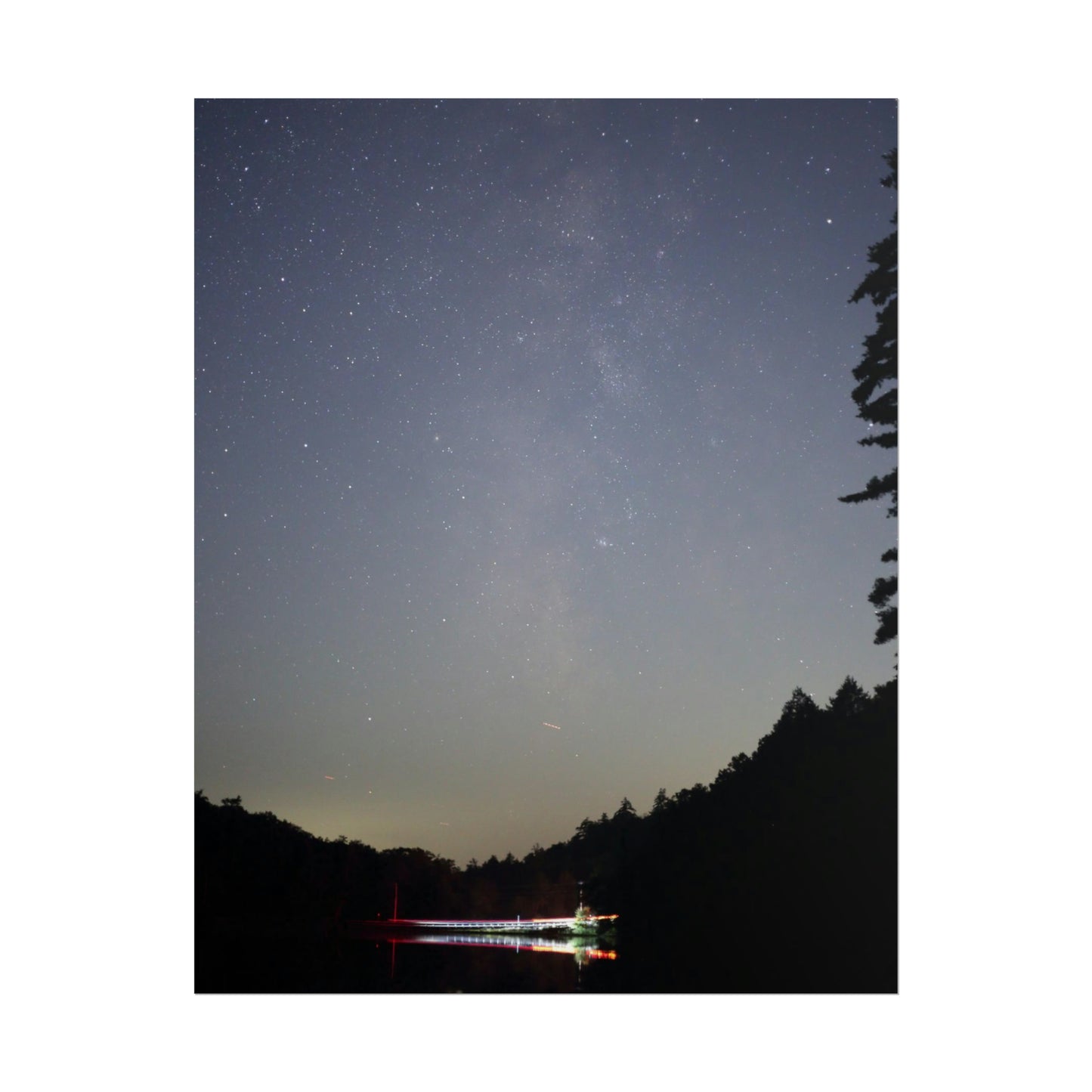 Bigelow Rd Milky Way Poster