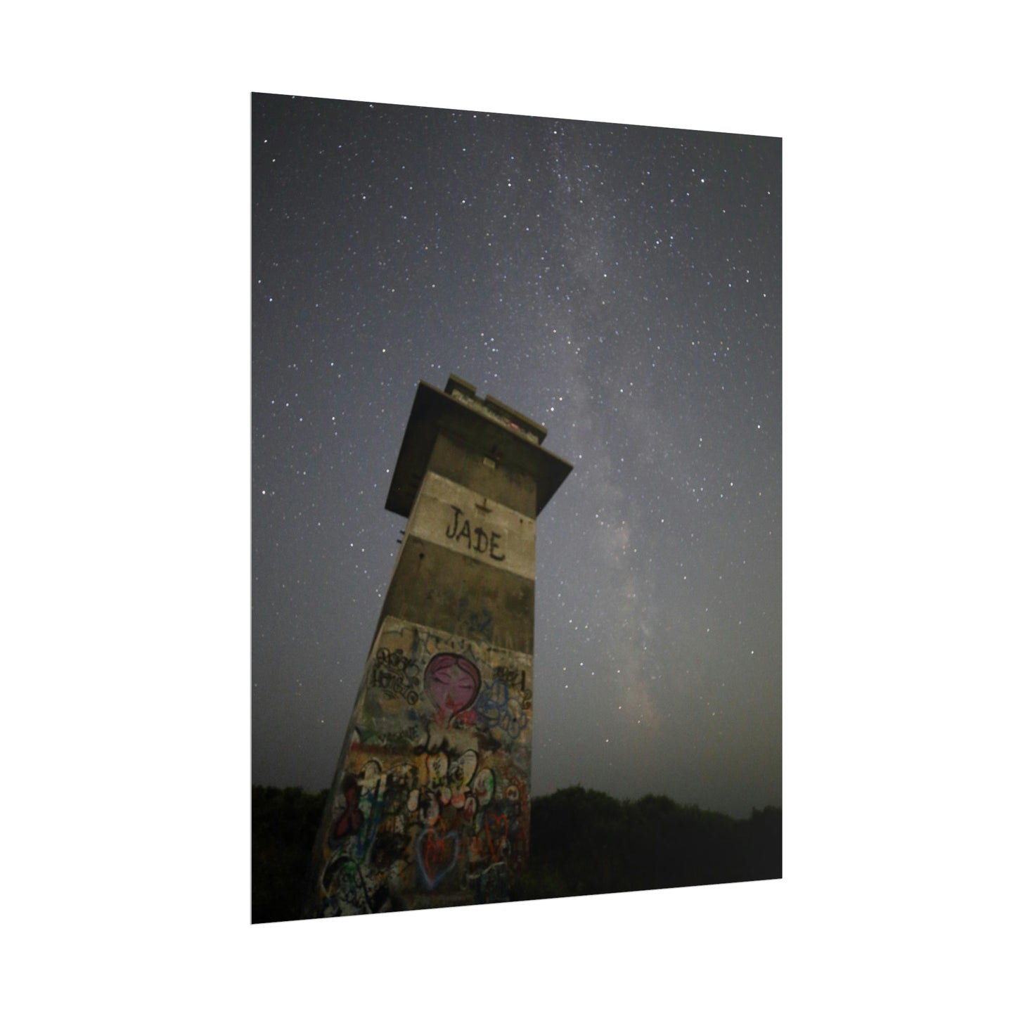 Gooseberry Island Milky Way Poster