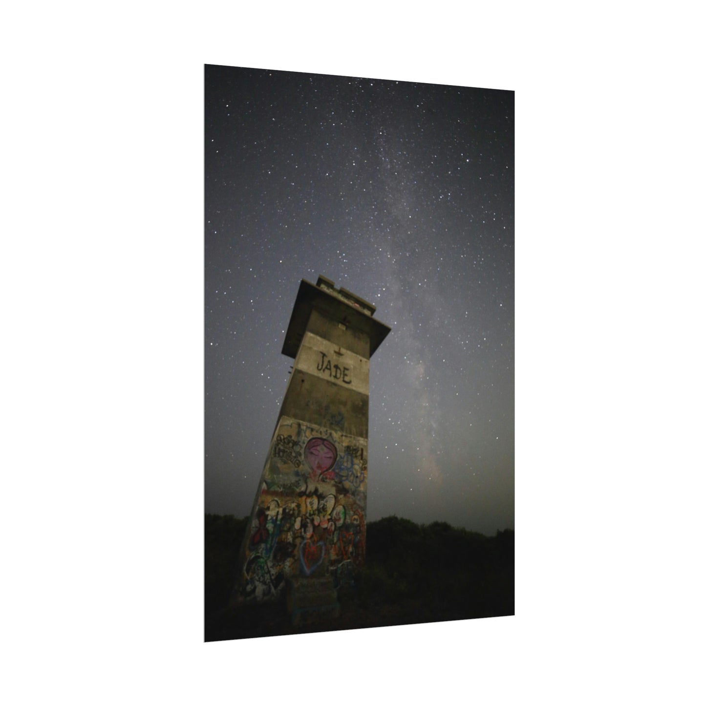 Gooseberry Island Milky Way Poster