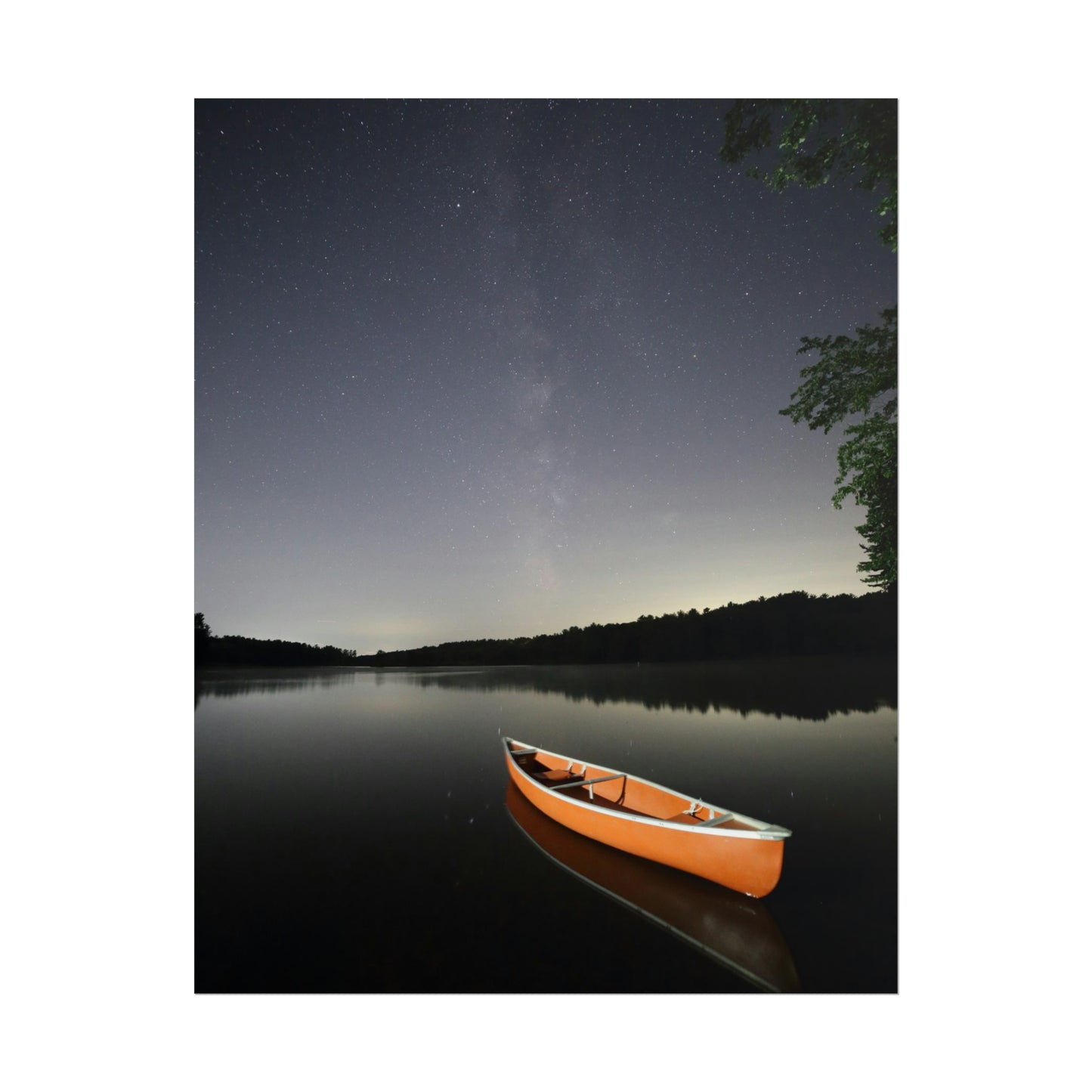 Canoeing the Milky Way Poster