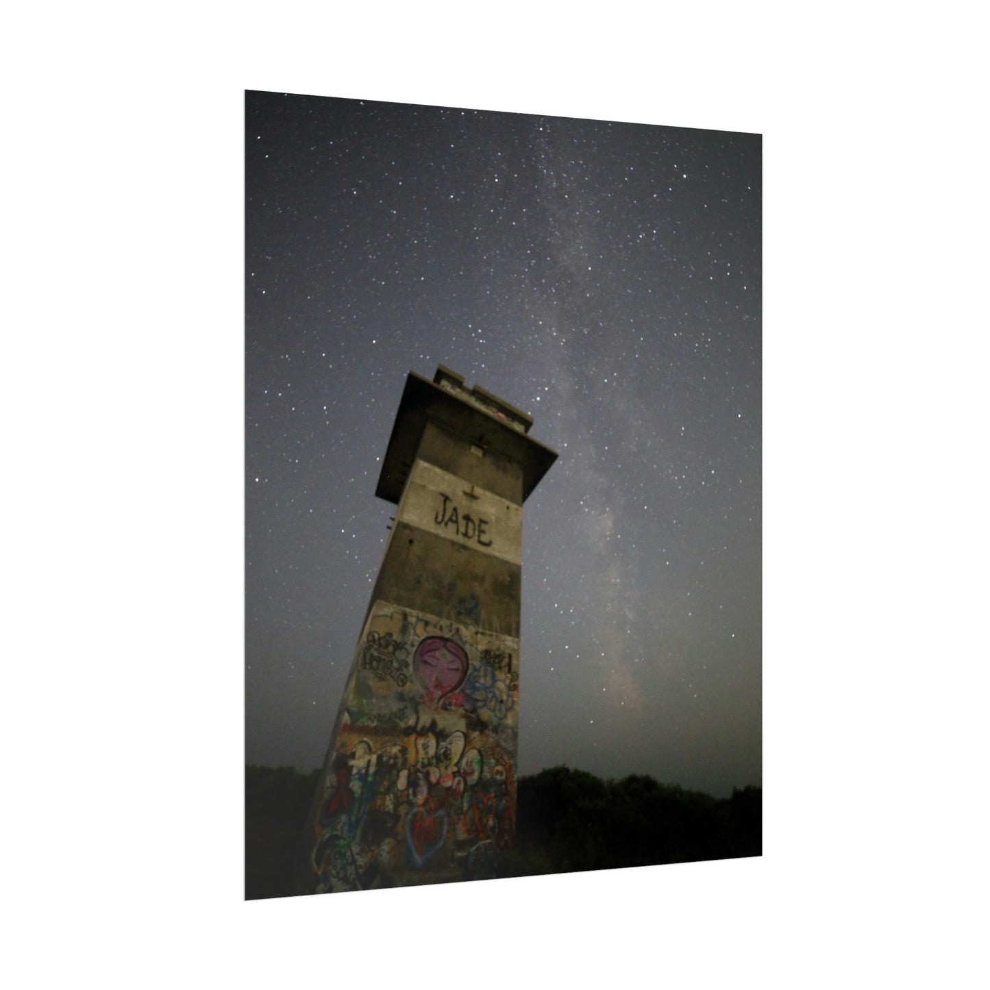 Gooseberry Island Milky Way Poster