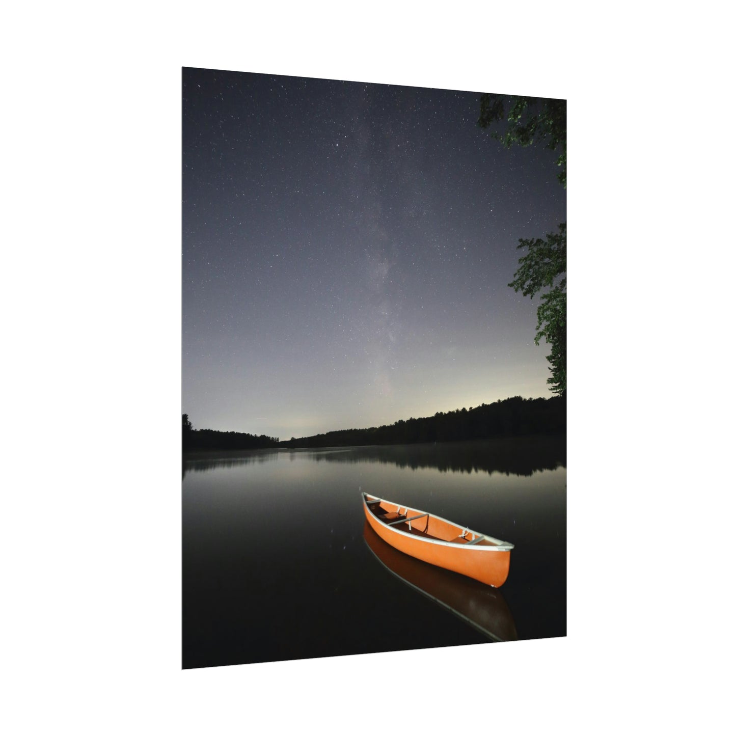 Canoeing the Milky Way Poster