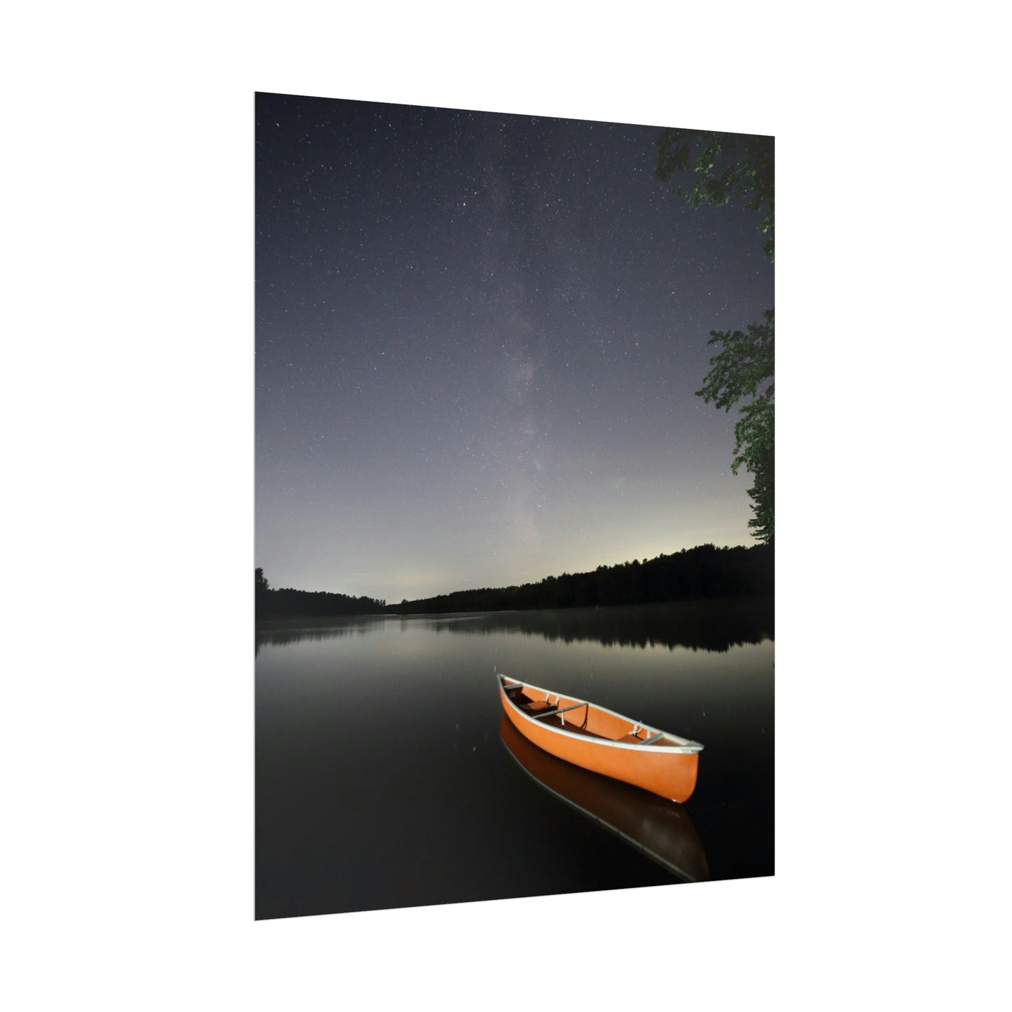 Canoeing the Milky Way Poster