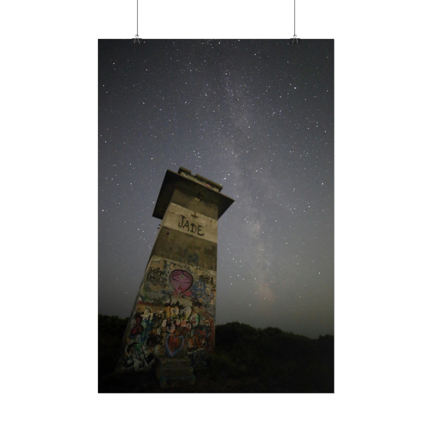 Gooseberry Island Milky Way Poster