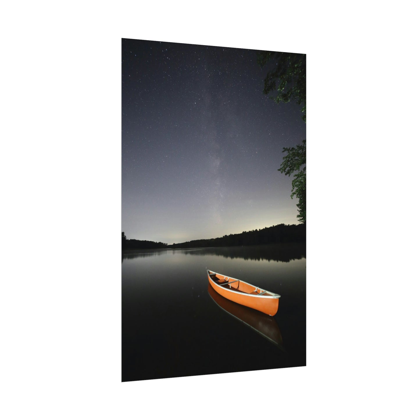 Canoeing the Milky Way Poster