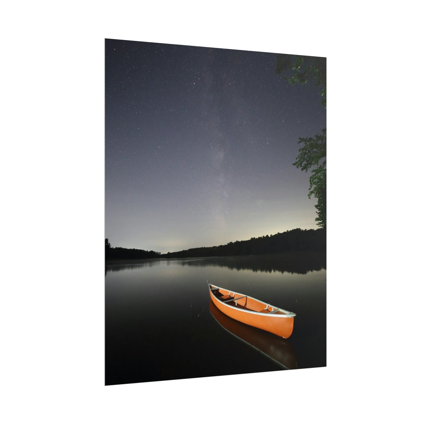 Canoeing the Milky Way Poster