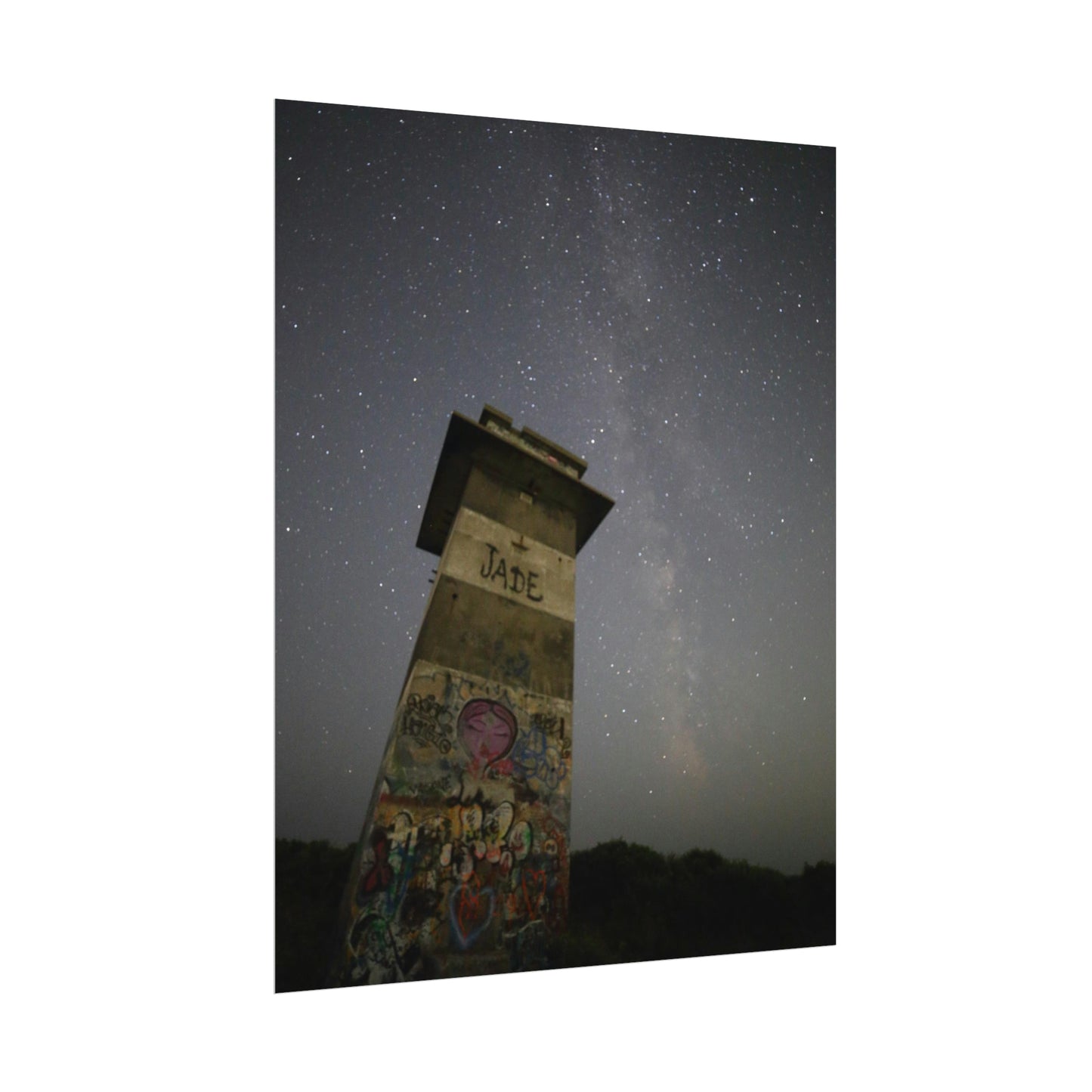 Gooseberry Island Milky Way Poster