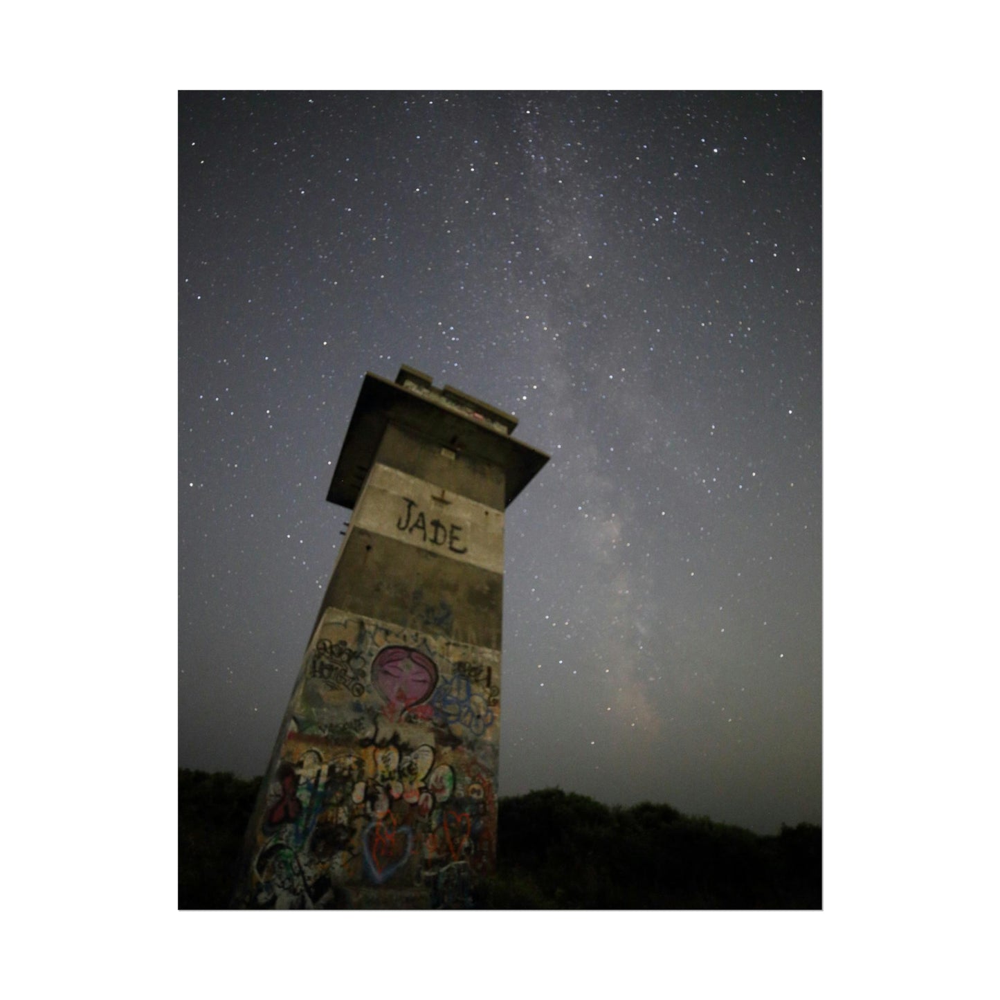 Gooseberry Island Milky Way Poster