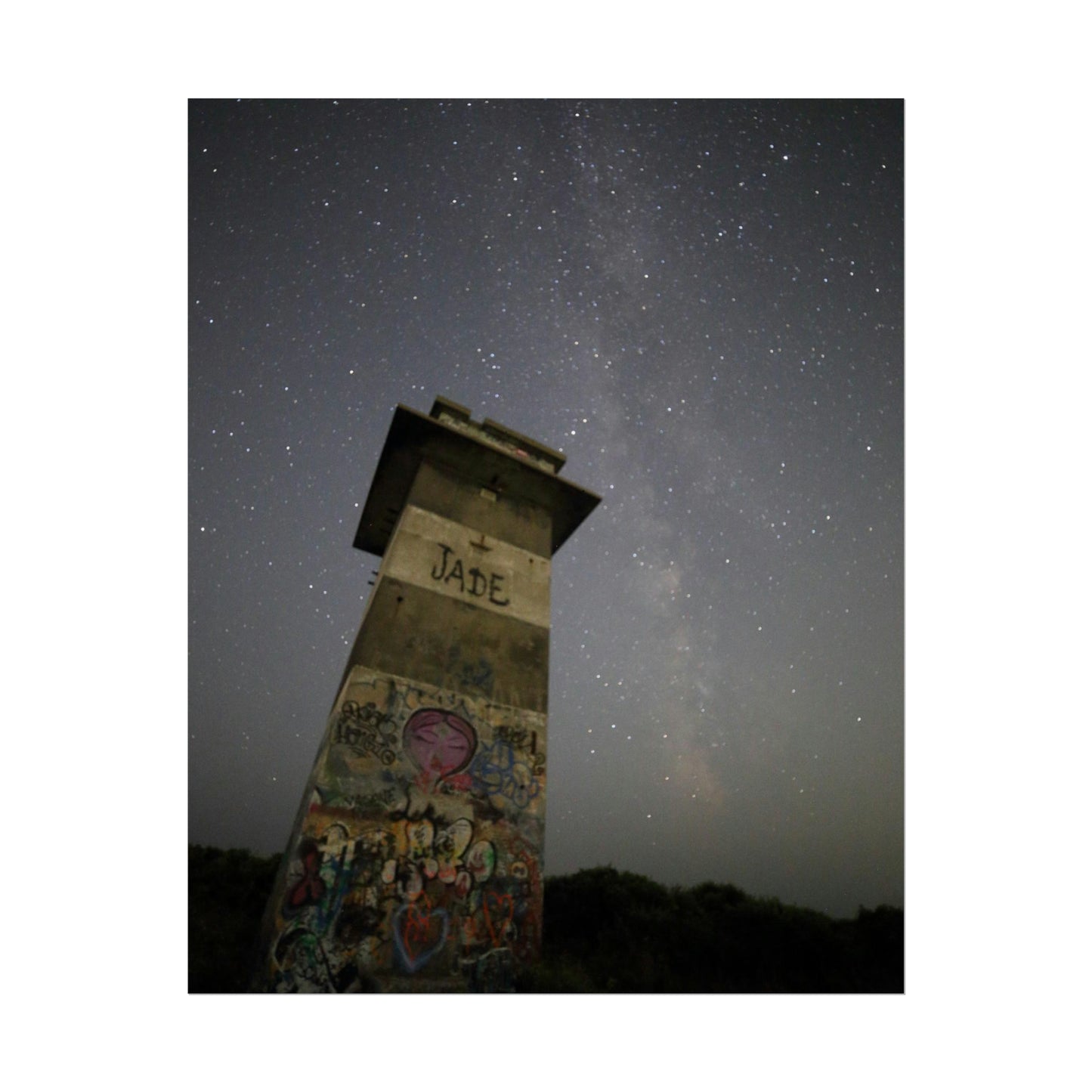 Gooseberry Island Milky Way Poster