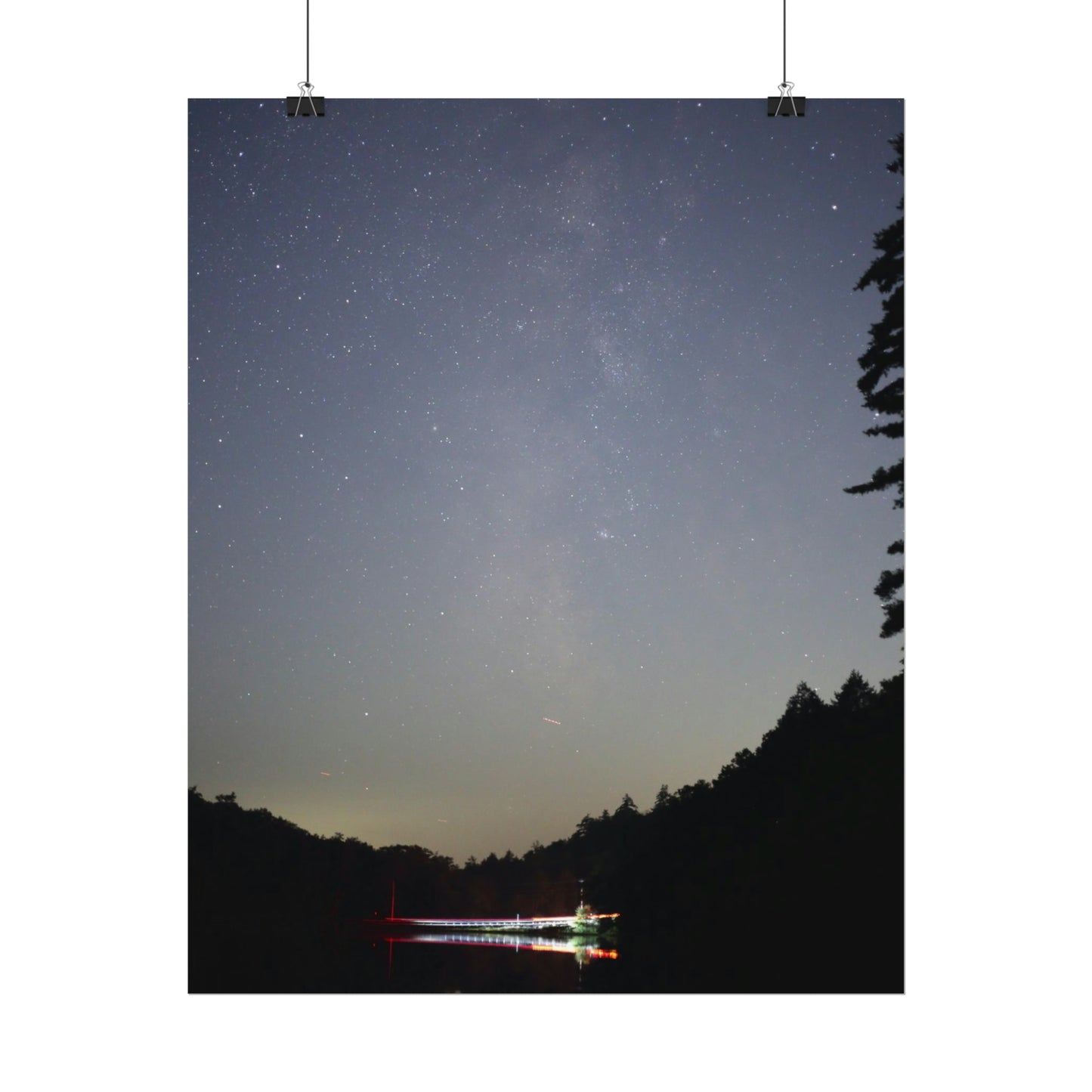 Bigelow Rd Milky Way Poster