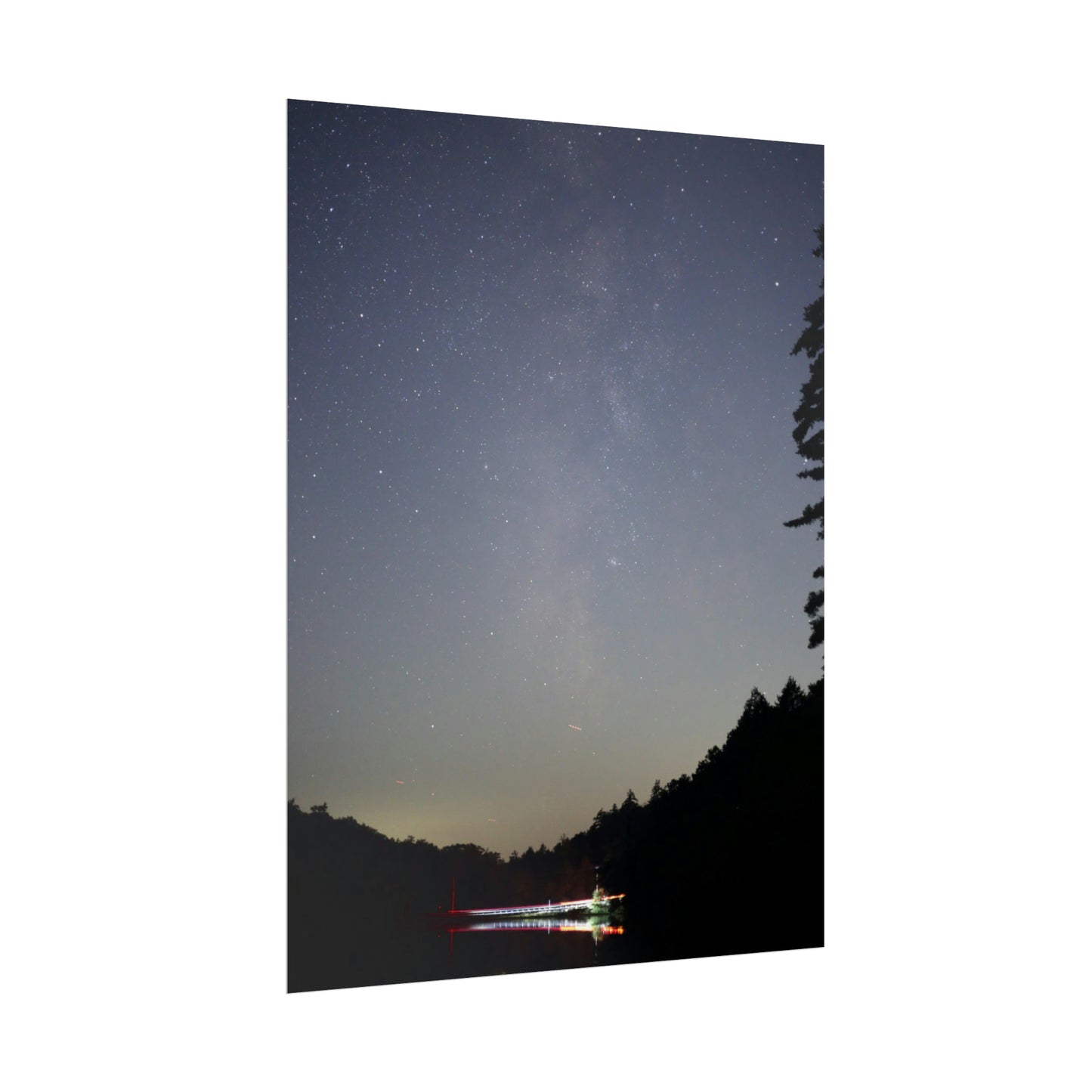 Bigelow Rd Milky Way Poster